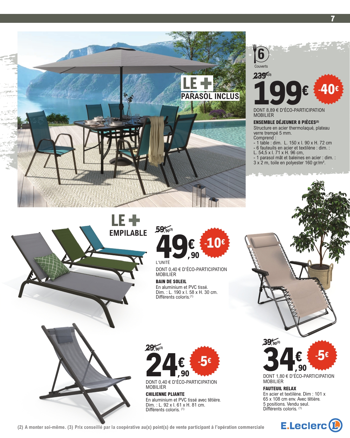 e-leclerc - Catalogue E.Leclerc - Spécial Plein Air valable dès 15/04 - 31/08 - page: 7