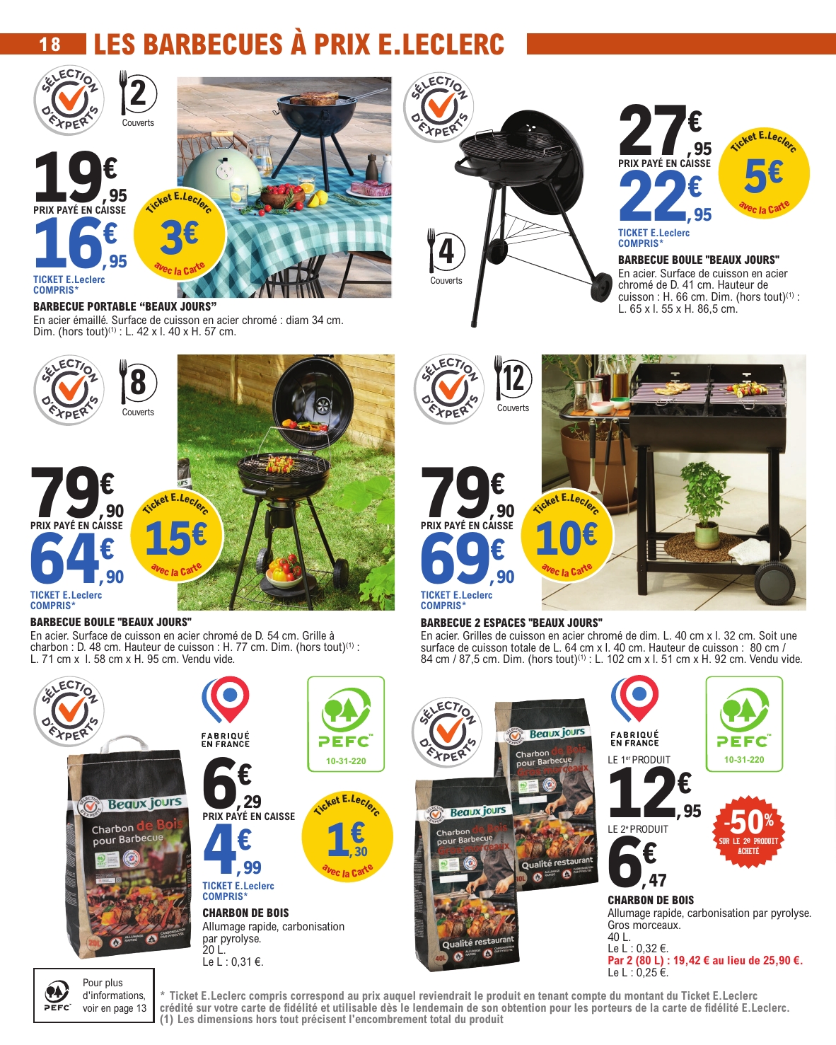e-leclerc - Catalogue E.Leclerc - Spécial Plein Air valable dès 15/04 - 31/08 - page: 18