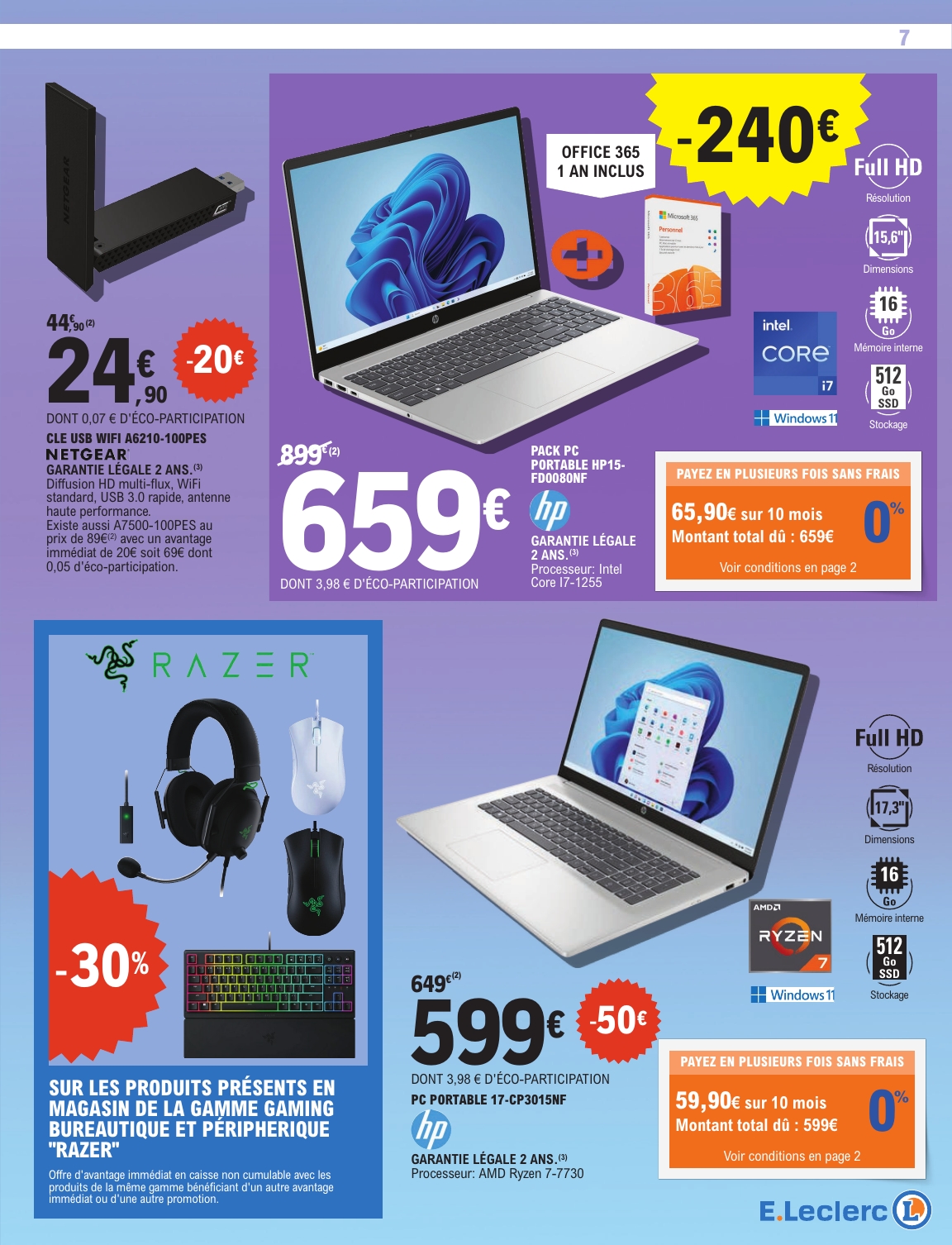 e-leclerc - Catalogue E.Leclerc - Spécial High Tech valable dès 06/05 - 17/05 - page: 7