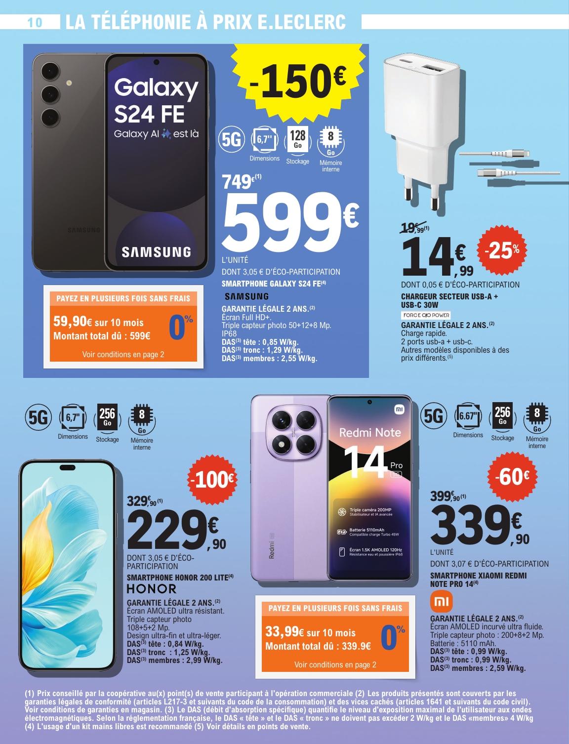 e-leclerc - Catalogue E.Leclerc - Spécial High Tech valable dès 06/05 - 17/05 - page: 10