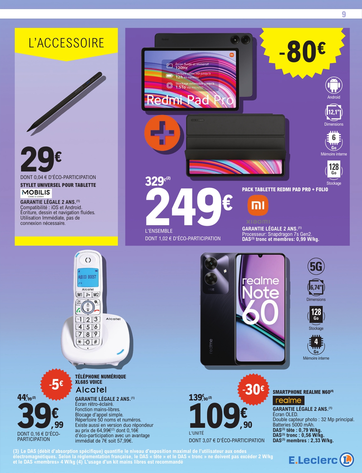 e-leclerc - Catalogue E.Leclerc - Spécial High Tech valable dès 06/05 - 17/05 - page: 9