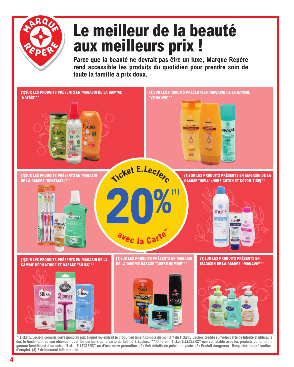 e-leclerc - Catalogue E.Leclerc - Beauté valable dès 06/05 - 17/05 - page: 4 e-leclerc - Catalogue E.Leclerc - Beauté valable dès 06/05 - 17/05 - page: 4