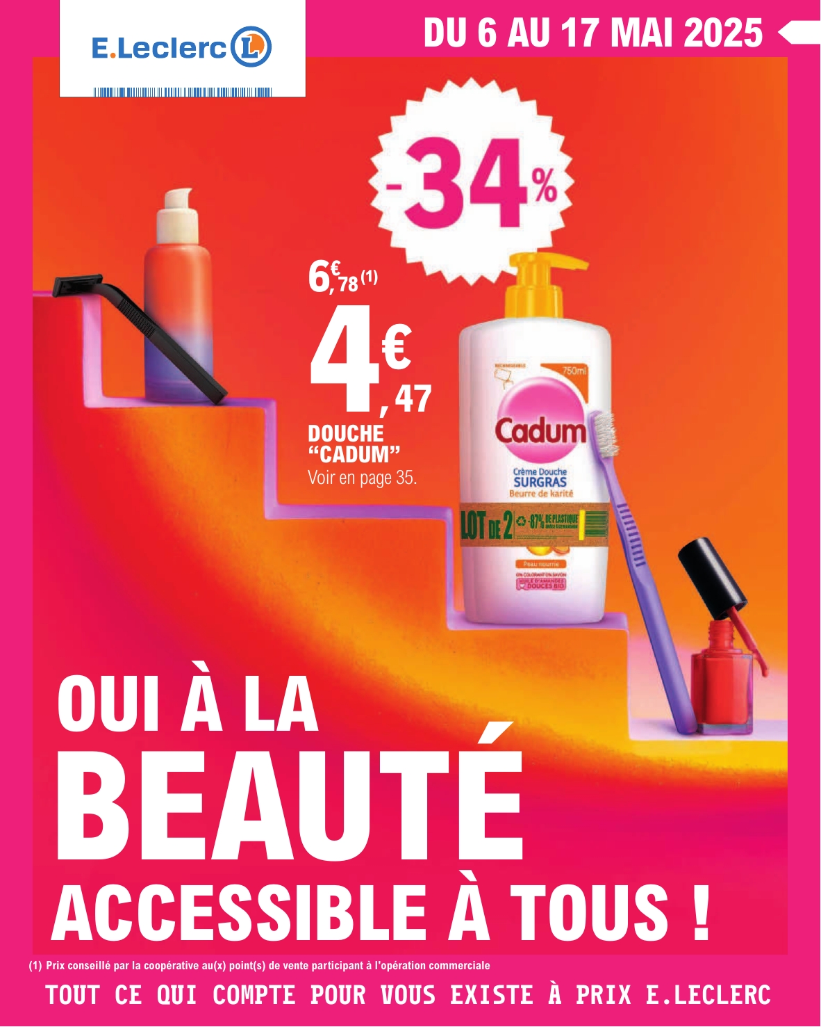 e-leclerc - Catalogue E.Leclerc - Beauté valable dès 06/05 - 17/05