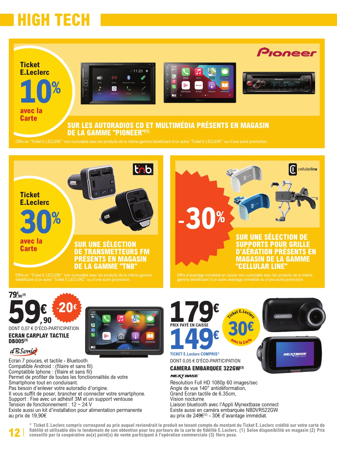 e-leclerc - Catalogue E.Leclerc - Auto valable dès 06/05 - 24/05 - page: 12
