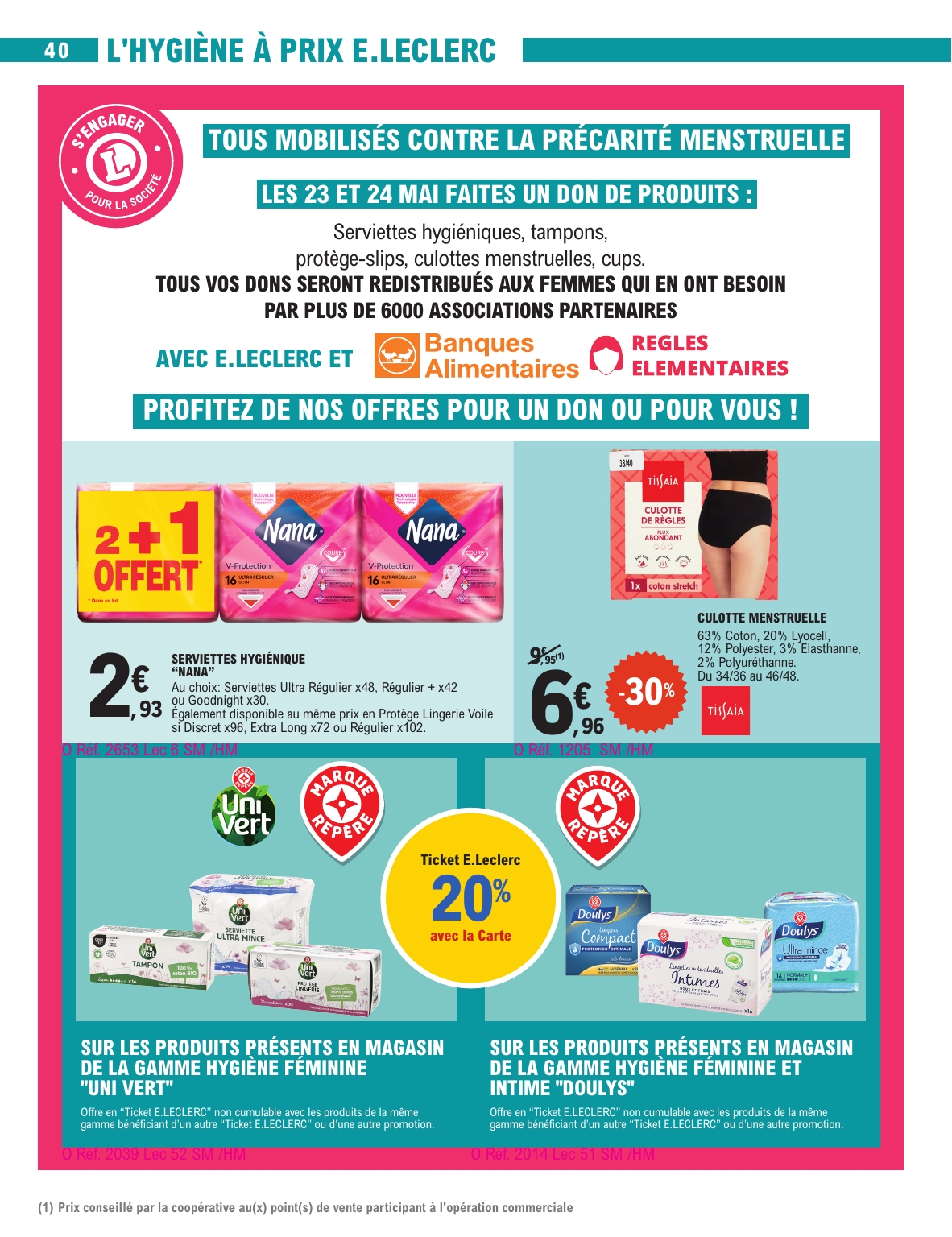 e-leclerc - Catalogue E.Leclerc catalogue valable dès 20/05 - 31/05 - page: 40 e-leclerc - Catalogue E.Leclerc catalogue valable dès 20/05 - 31/05 - page: 40