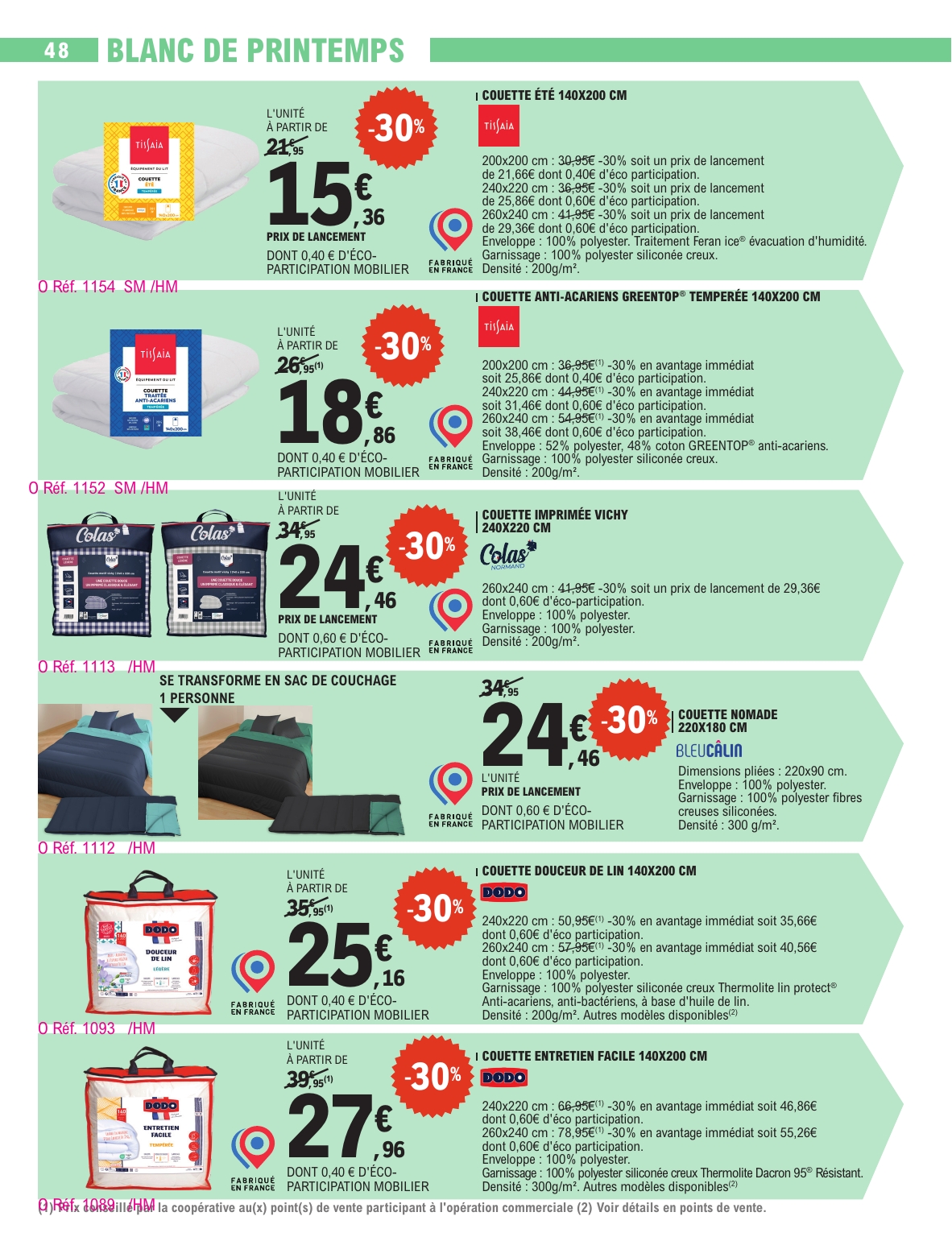 e-leclerc - Catalogue E.Leclerc catalogue valable dès 20/05 - 31/05 - page: 48 e-leclerc - Catalogue E.Leclerc catalogue valable dès 20/05 - 31/05 - page: 48
