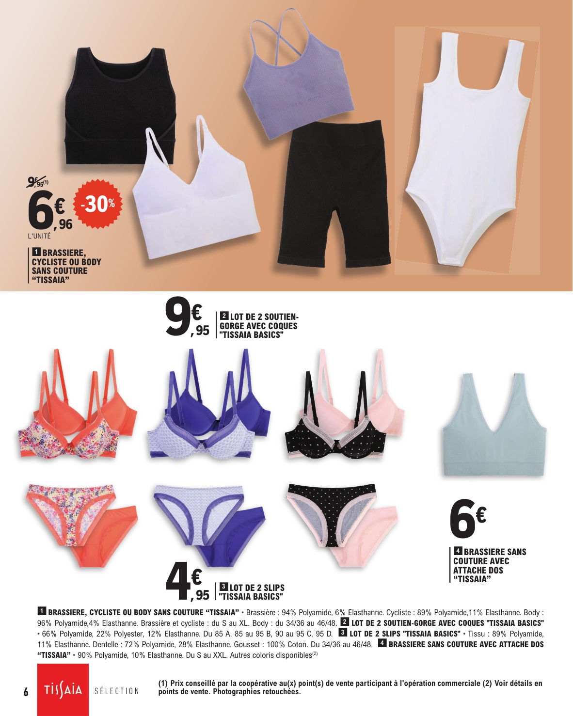 e-leclerc - Catalogue E.Leclerc - Lingerie valable dès 20/05 - 31/05 - page: 6