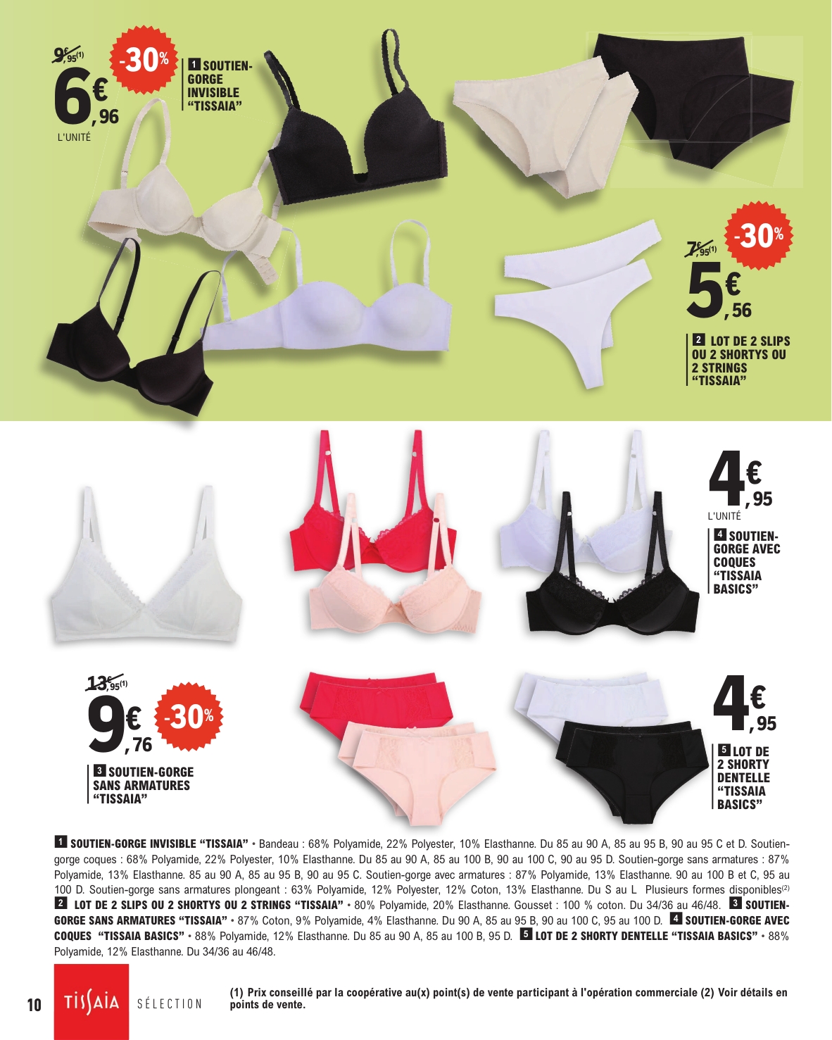 e-leclerc - Catalogue E.Leclerc - Lingerie valable dès 20/05 - 31/05 - page: 10