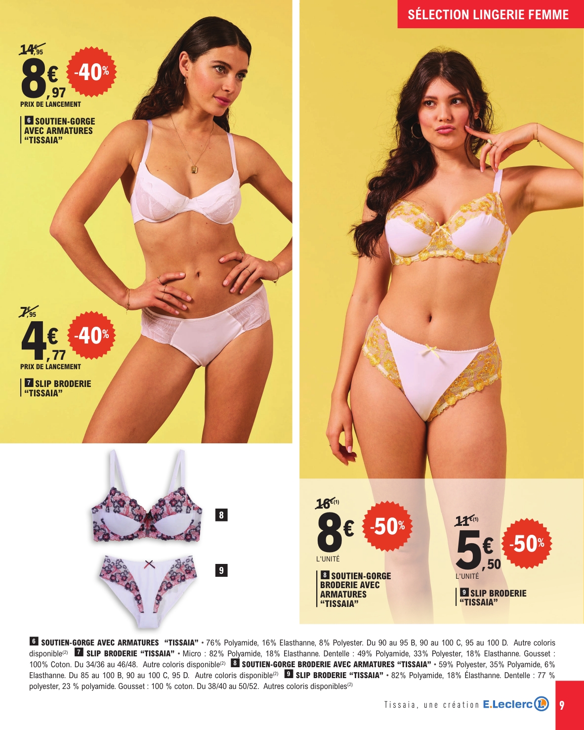 e-leclerc - Catalogue E.Leclerc - Lingerie valable dès 20/05 - 31/05 - page: 9