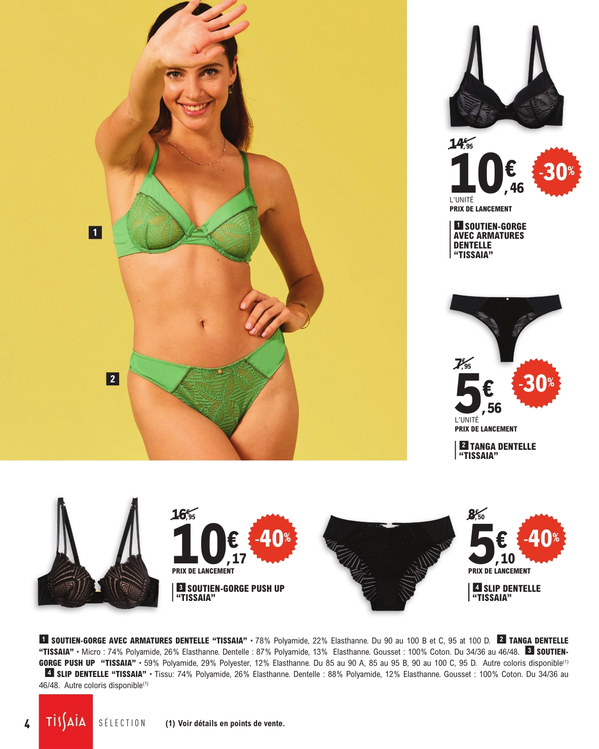 e-leclerc - Catalogue E.Leclerc - Lingerie valable dès 20/05 - 31/05 - page: 4