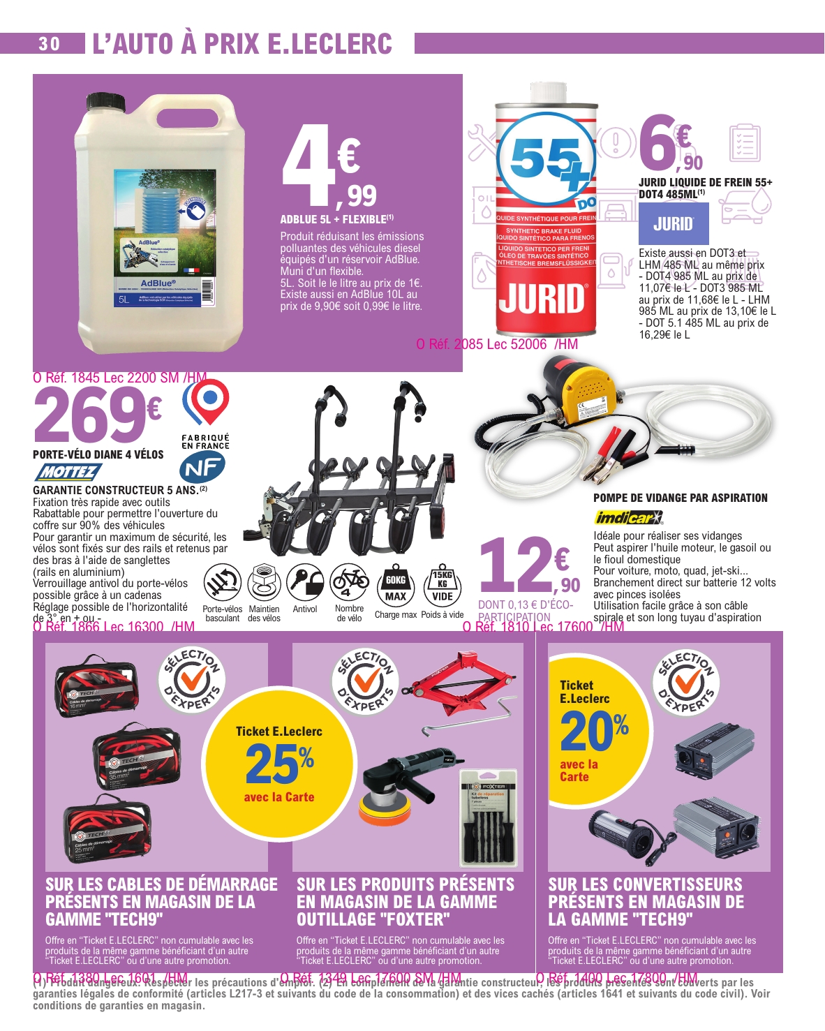 e-leclerc - Catalogue E.Leclerc - Vacances valable dès 03/06 - 21/06 - page: 30