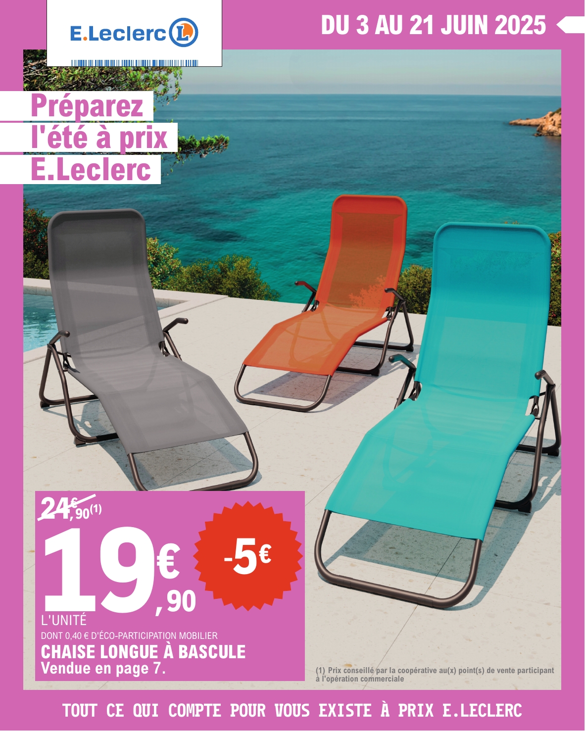 e-leclerc - Catalogue E.Leclerc - Vacances valable dès 03/06 - 21/06
