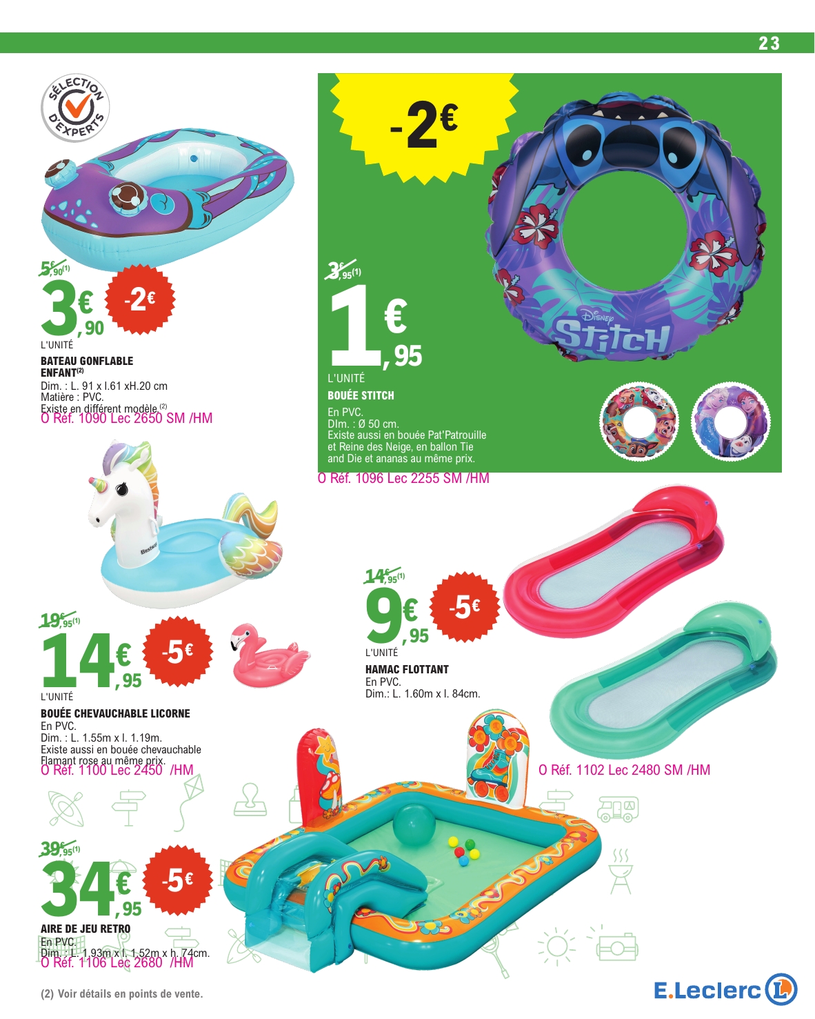 e-leclerc - Catalogue E.Leclerc - Vacances valable dès 03/06 - 21/06 - page: 23