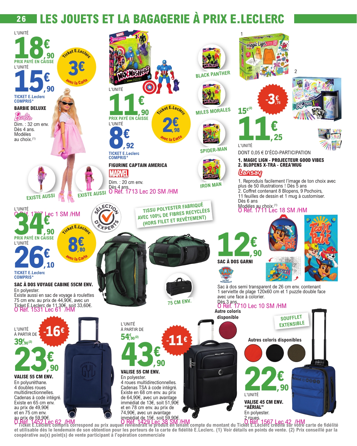 e-leclerc - Catalogue E.Leclerc - Vacances valable dès 03/06 - 21/06 - page: 26