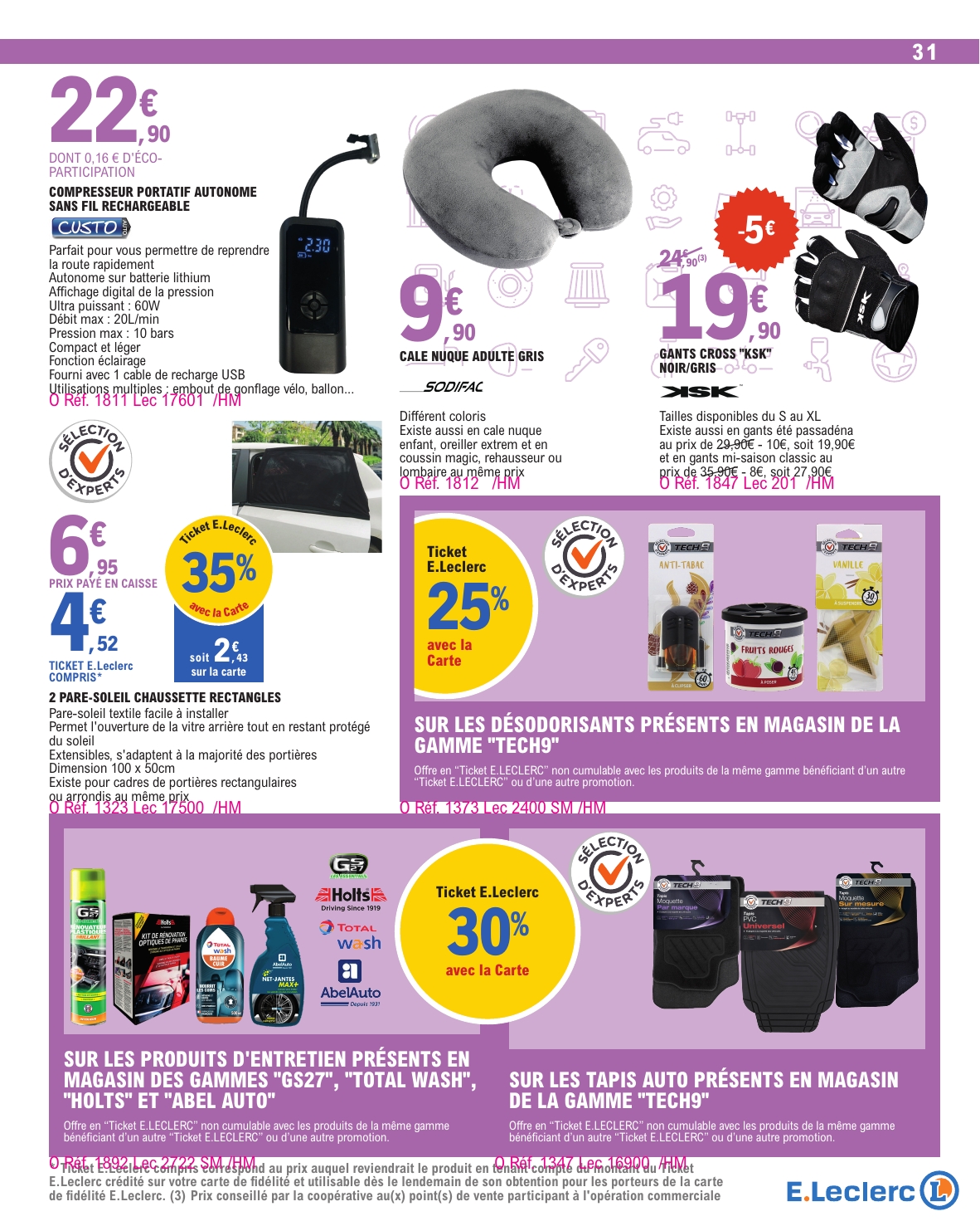 e-leclerc - Catalogue E.Leclerc - Vacances valable dès 03/06 - 21/06 - page: 31