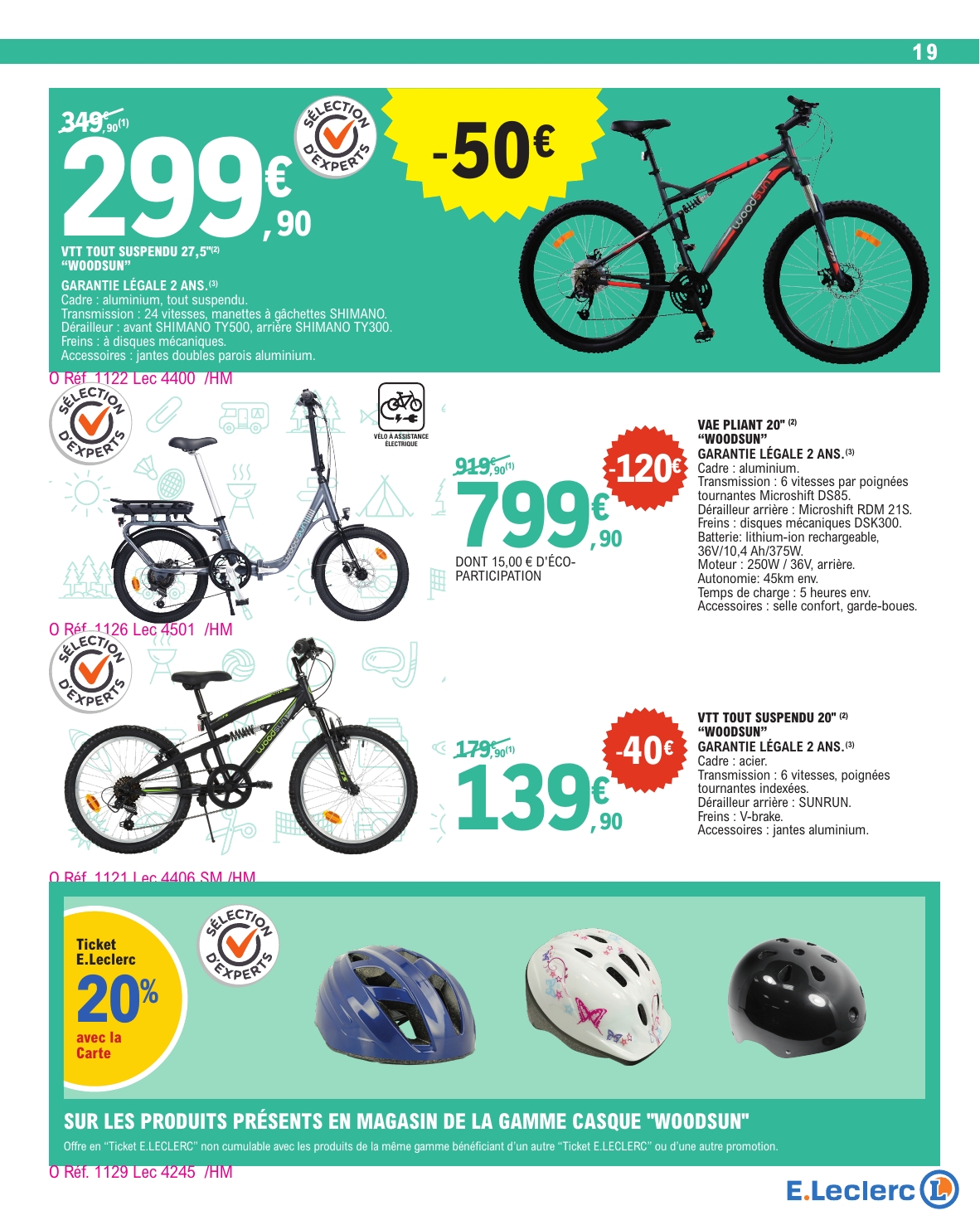 e-leclerc - Catalogue E.Leclerc - Vacances valable dès 03/06 - 21/06 - page: 19