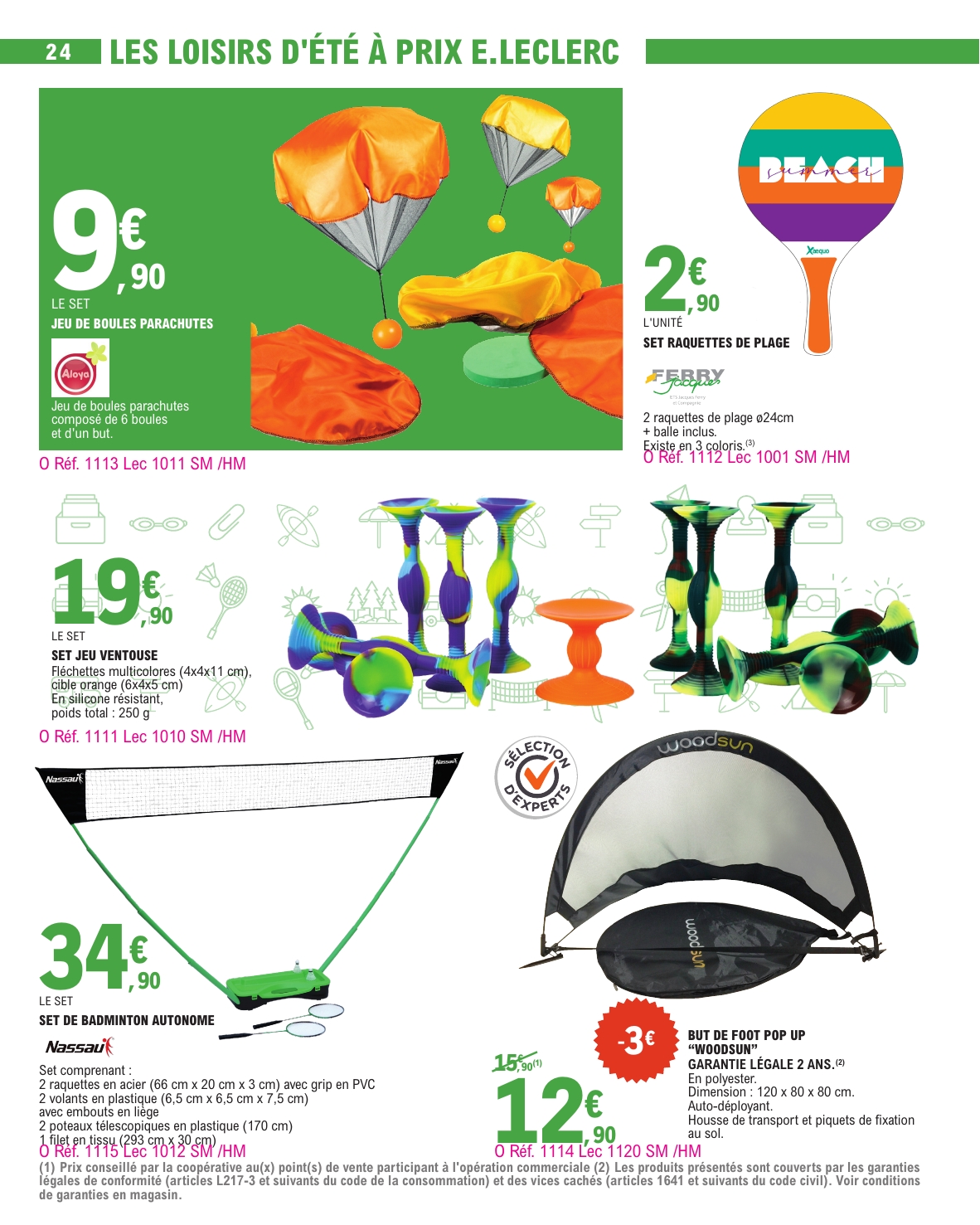e-leclerc - Catalogue E.Leclerc - Vacances valable dès 03/06 - 21/06 - page: 24