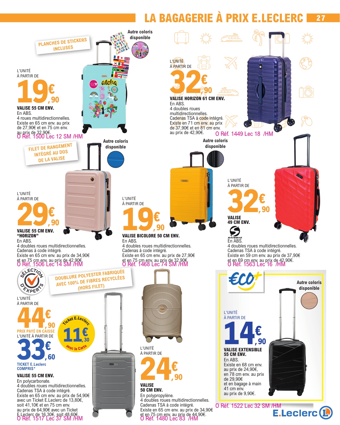 e-leclerc - Catalogue E.Leclerc - Vacances valable dès 03/06 - 21/06 - page: 27