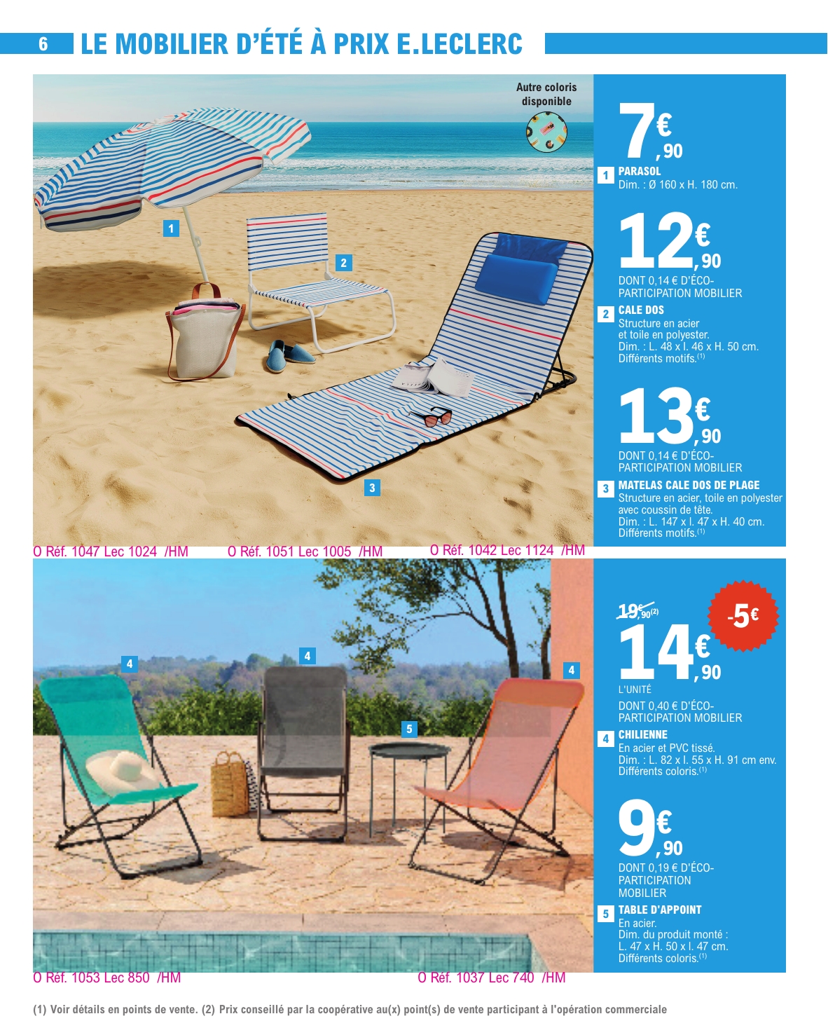 e-leclerc - Catalogue E.Leclerc - Vacances valable dès 03/06 - 21/06 - page: 6