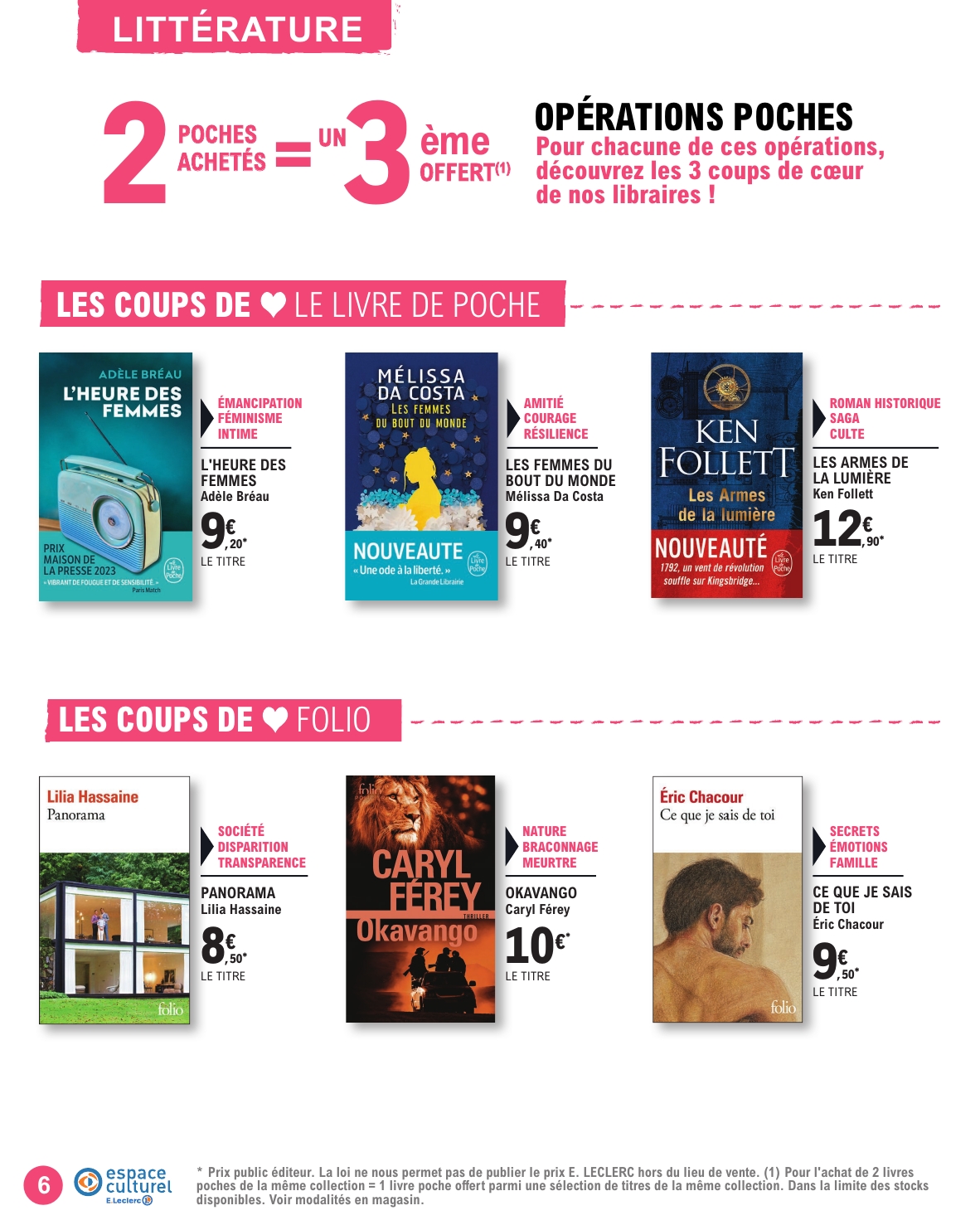 e-leclerc - Catalogue E.Leclerc - Culturel valable dès 03/06 - 21/06 - page: 6
