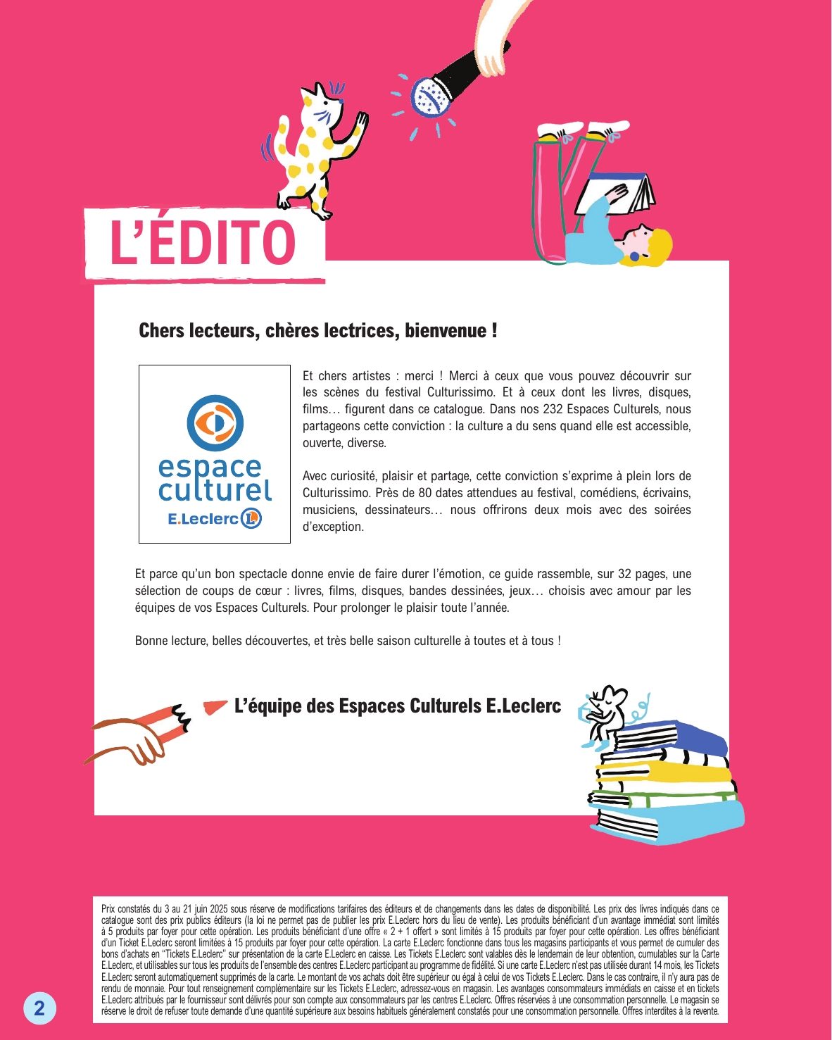 e-leclerc - Catalogue E.Leclerc - Culturel valable dès 03/06 - 21/06 - page: 2