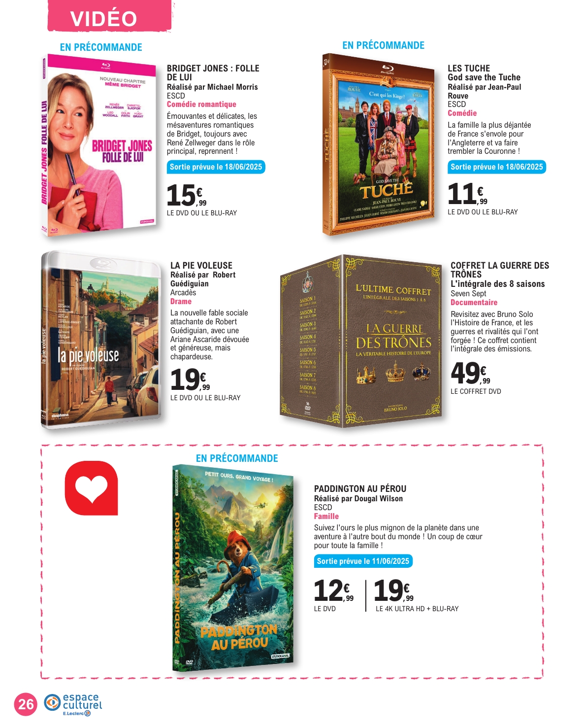 e-leclerc - Catalogue E.Leclerc - Culturel valable dès 03/06 - 21/06 - page: 26