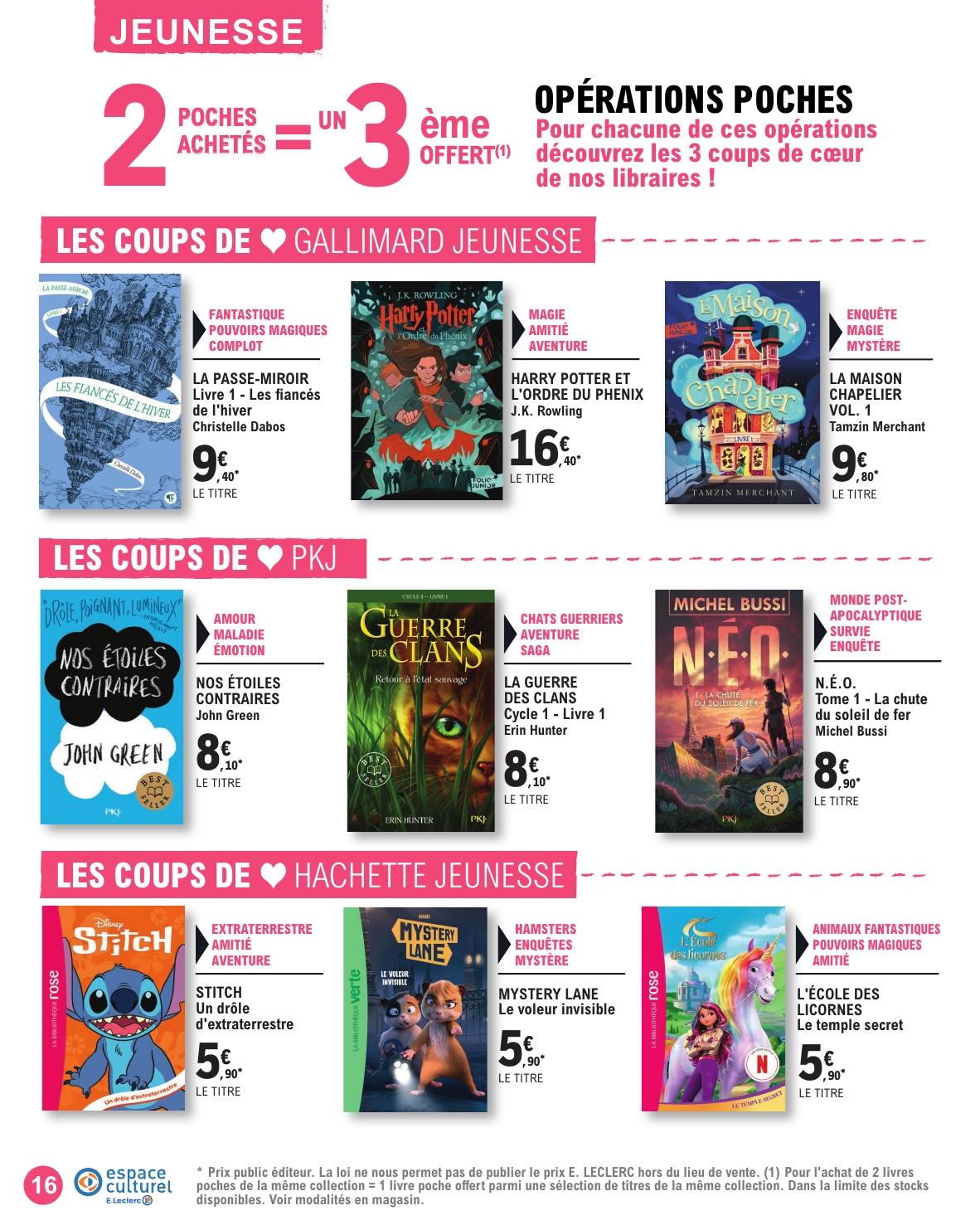 e-leclerc - Catalogue E.Leclerc - Culturel valable dès 03/06 - 21/06 - page: 16