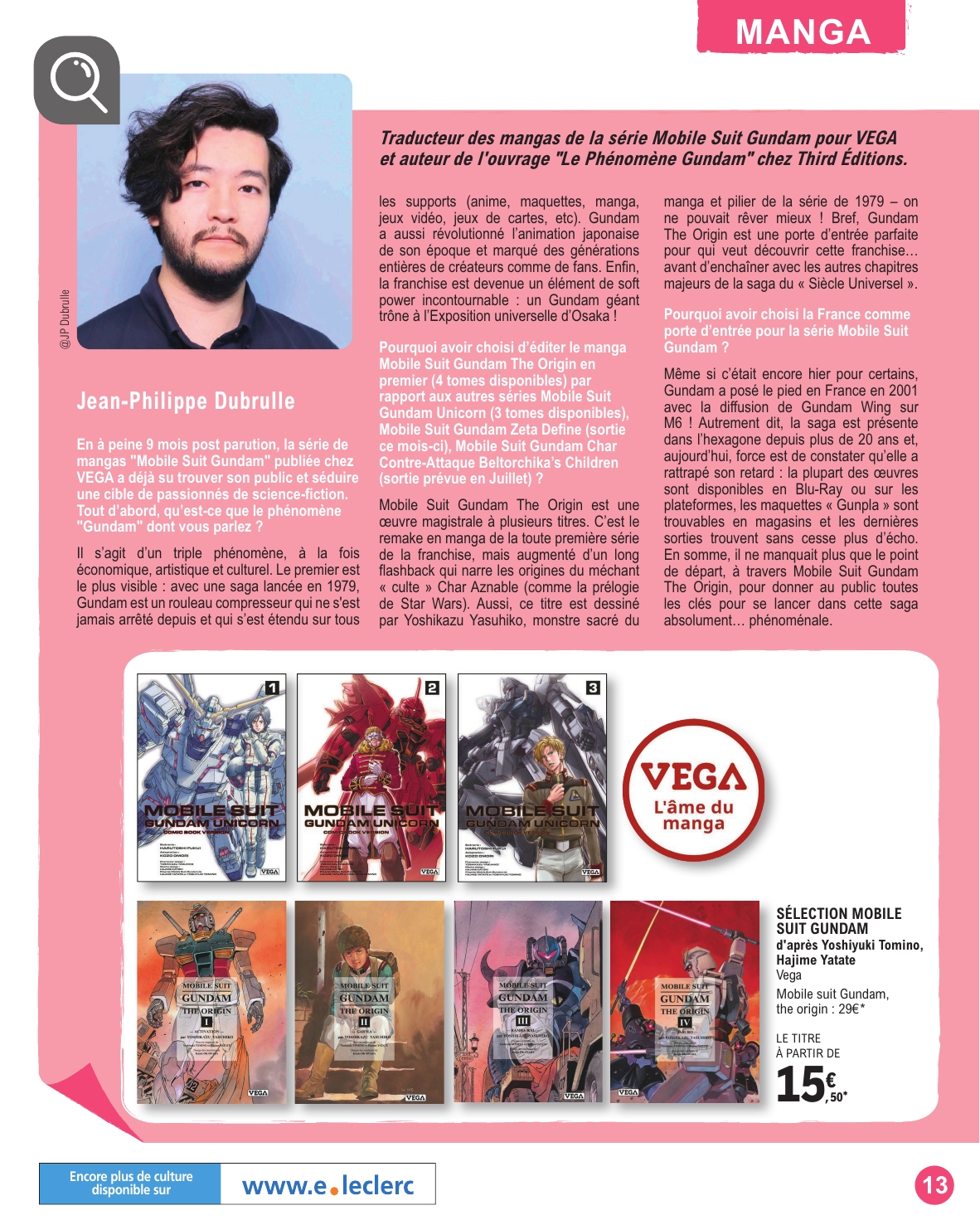 e-leclerc - Catalogue E.Leclerc - Culturel valable dès 03/06 - 21/06 - page: 13