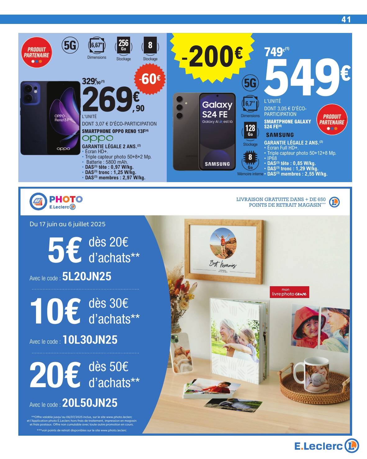 e-leclerc - Catalogue E.Leclerc valable du 17/06 au 28/06 - page: 41 e-leclerc - Catalogue E.Leclerc valable du 17/06 au 28/06 - page: 41