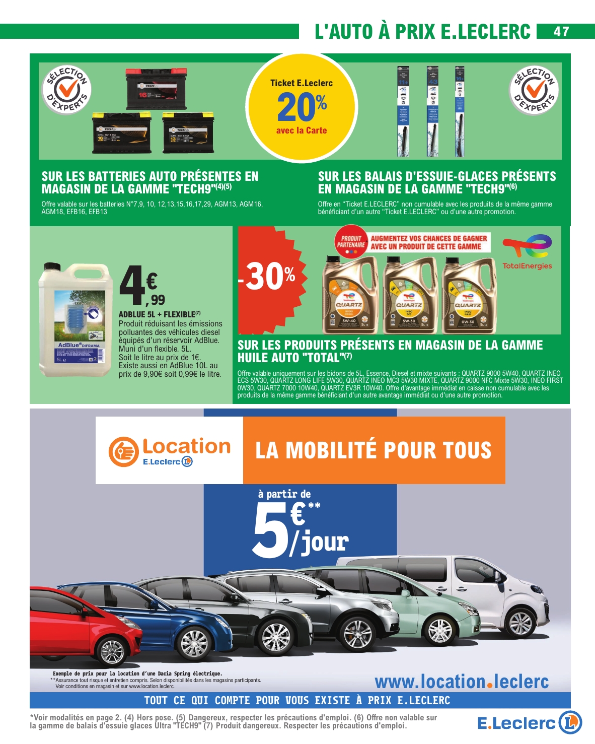 e-leclerc - Catalogue E.Leclerc valable du 17/06 au 28/06 - page: 47 e-leclerc - Catalogue E.Leclerc valable du 17/06 au 28/06 - page: 47