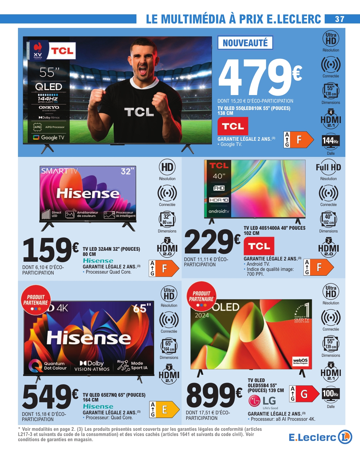 e-leclerc - Catalogue E.Leclerc valable du 17/06 au 28/06 - page: 37 e-leclerc - Catalogue E.Leclerc valable du 17/06 au 28/06 - page: 37
