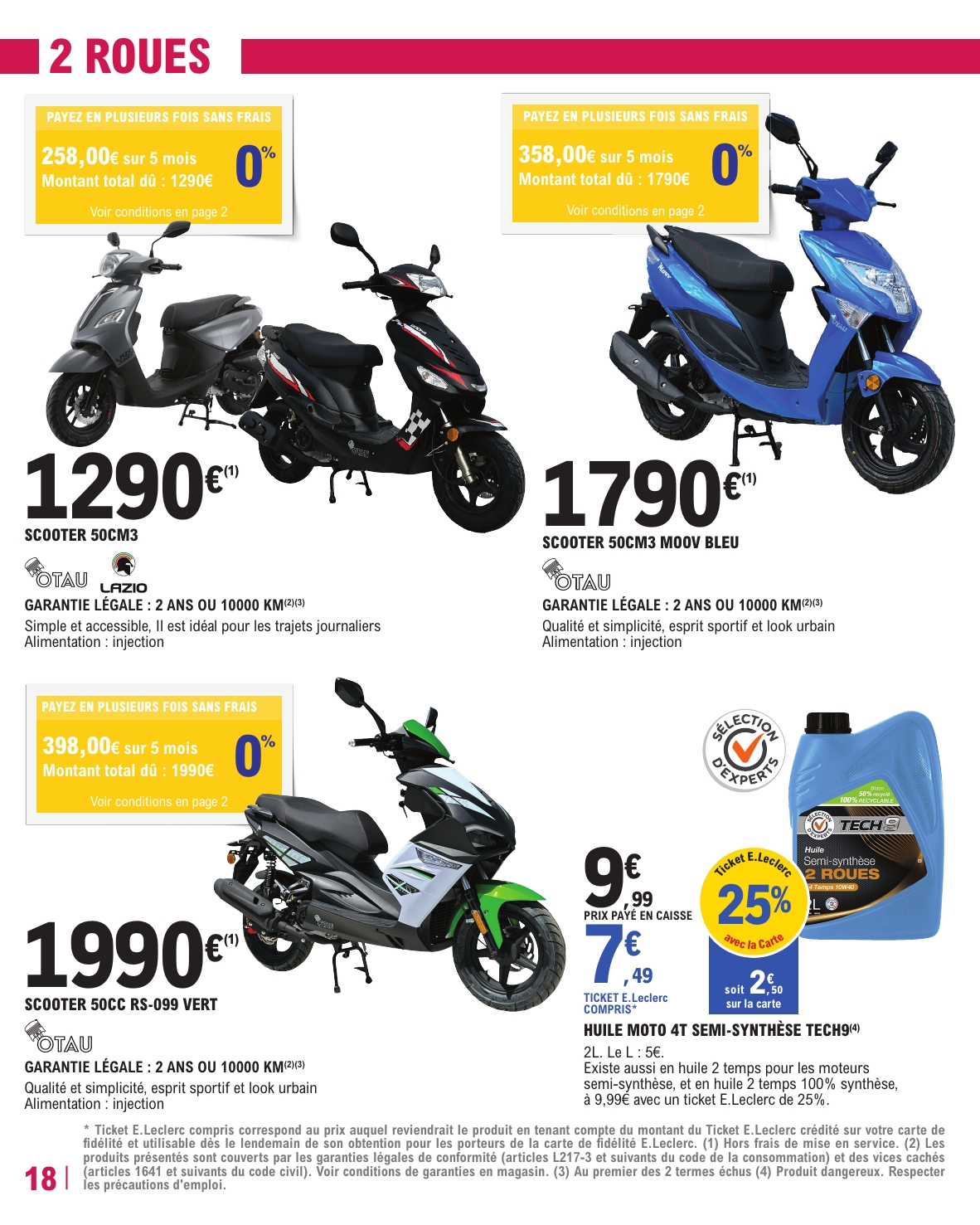e-leclerc - Catalogue E.Leclerc - Auto valable du 17/06 au 19/07 - page: 18