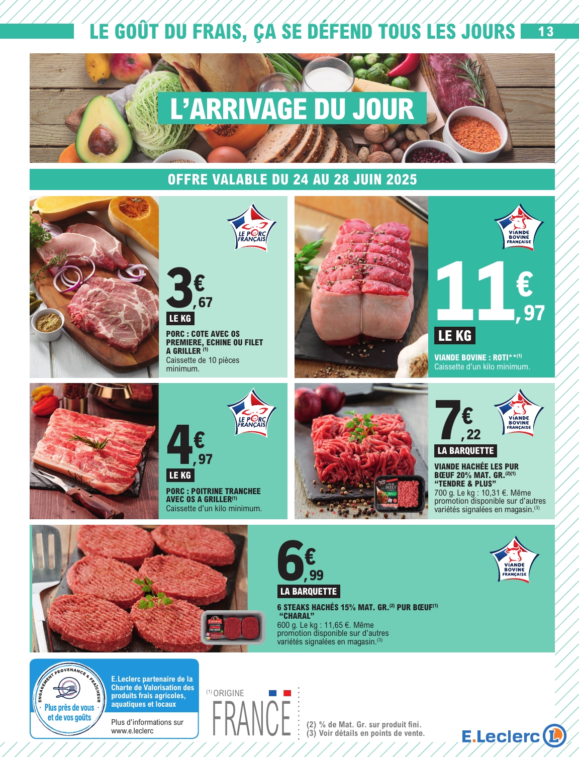e-leclerc - Catalogue E.Leclerc valable du 24/06 au 05/07 - page: 13