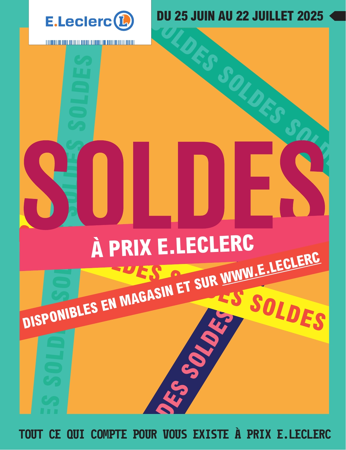 e-leclerc - Catalogue E.Leclerc - Soldes valable du 25/06 au 22/07 - page: 1