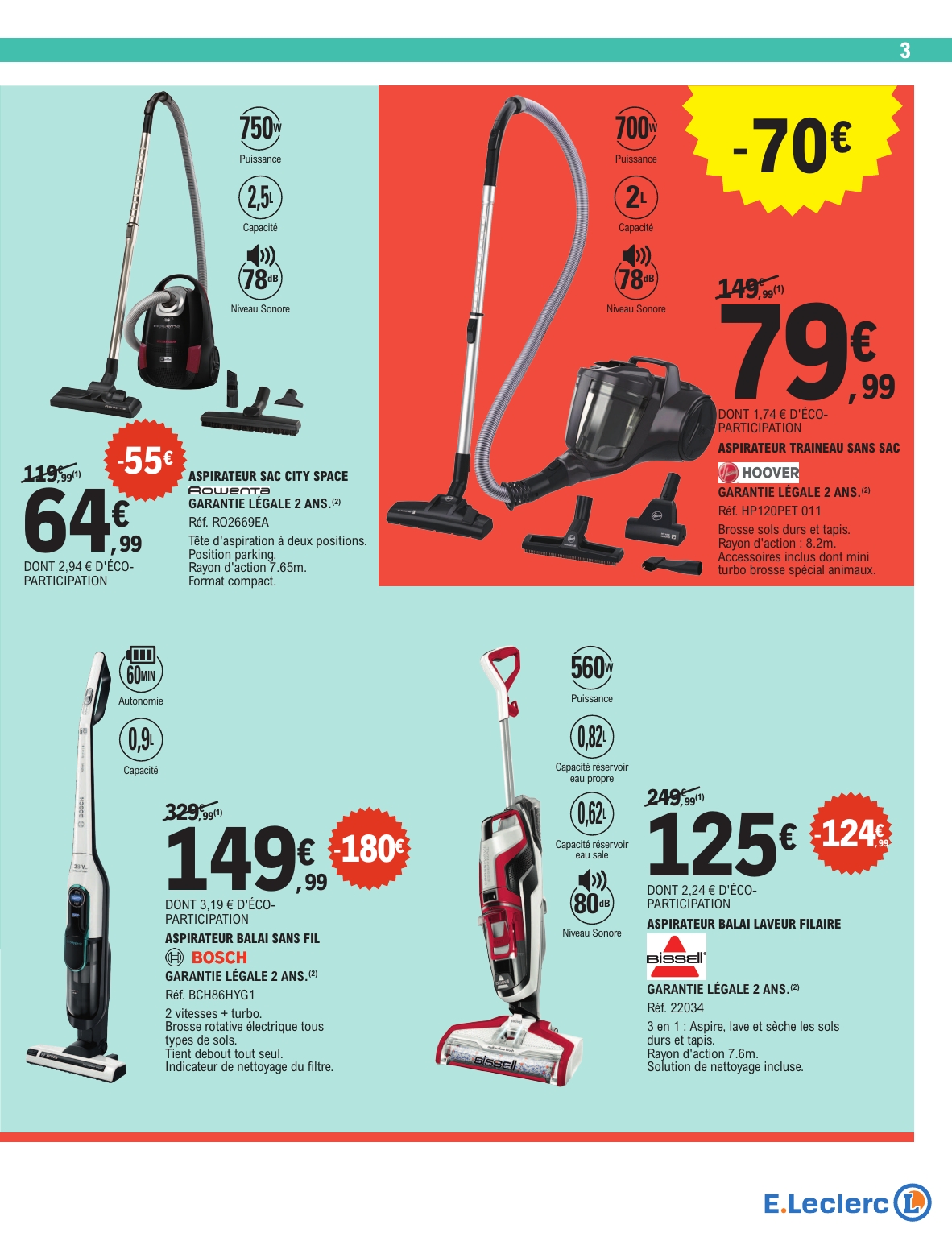 e-leclerc - Catalogue E.Leclerc - Soldes valable du 25/06 au 22/07 - page: 3