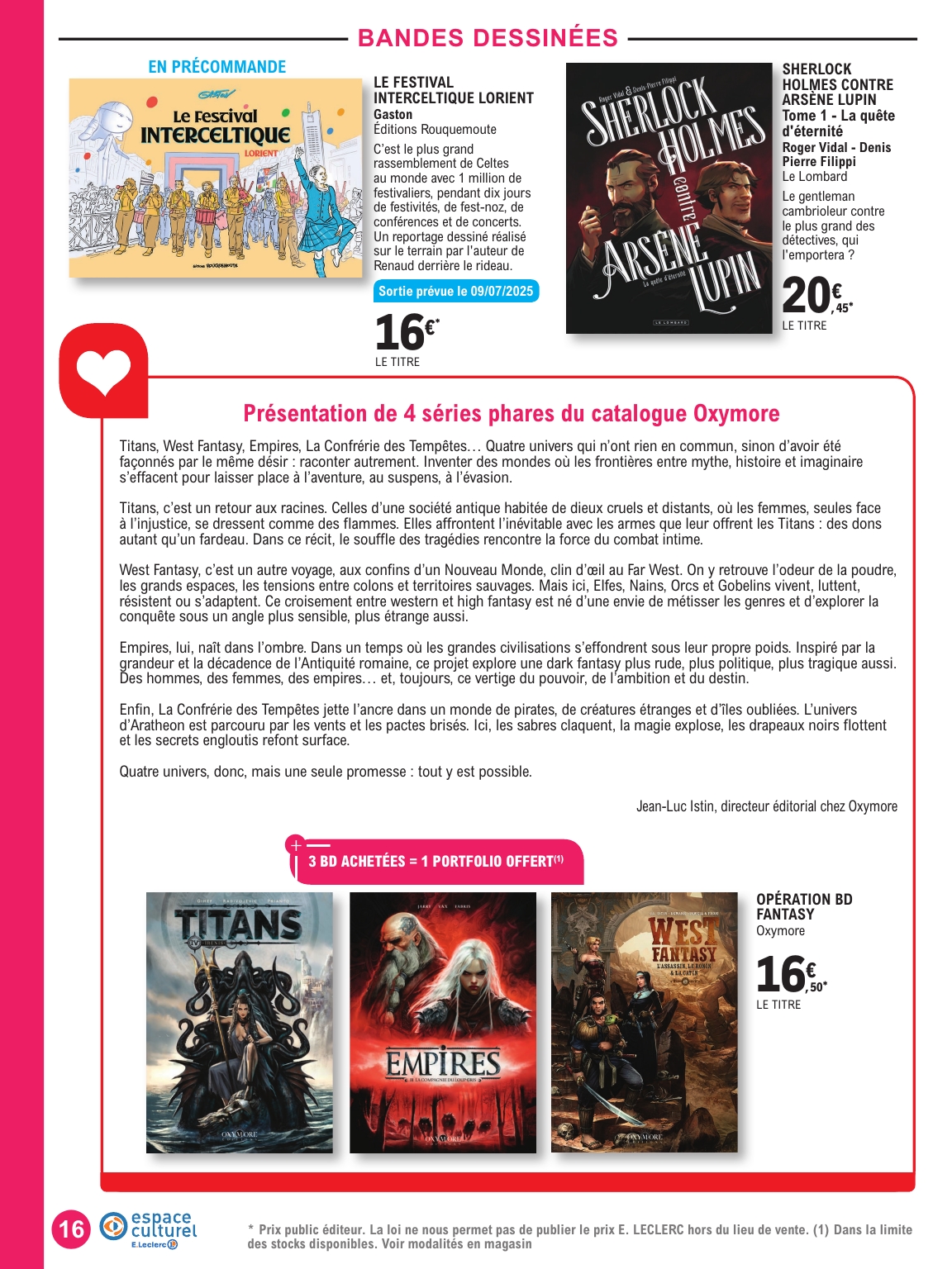 e-leclerc - Catalogue E.Leclerc - Selection été valable du 01/07 au 19/07 - page: 16 e-leclerc - Catalogue E.Leclerc - Selection été valable du 01/07 au 19/07 - page: 16