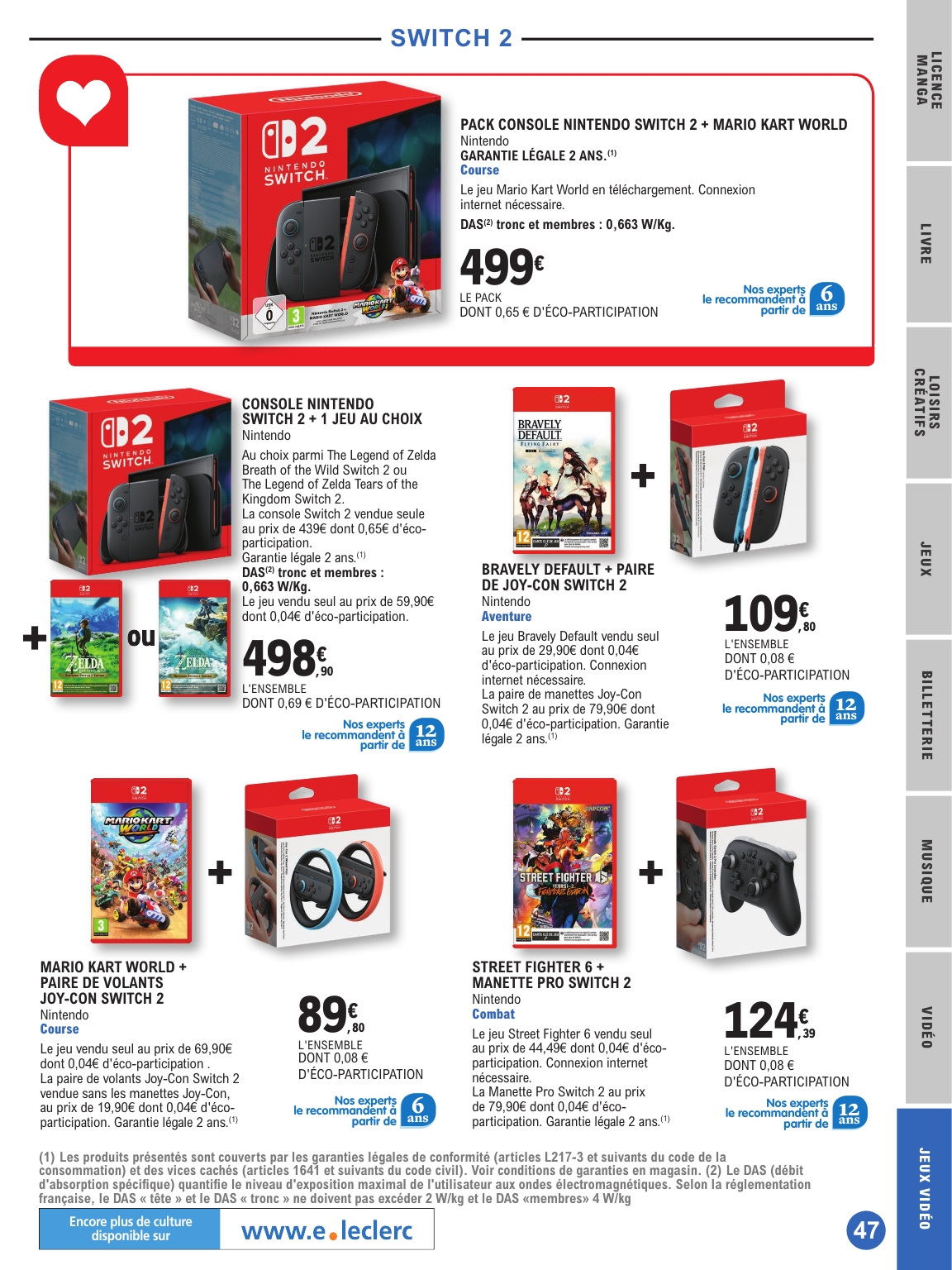 e-leclerc - Catalogue E.Leclerc - Selection été valable du 01/07 au 19/07 - page: 47 e-leclerc - Catalogue E.Leclerc - Selection été valable du 01/07 au 19/07 - page: 47