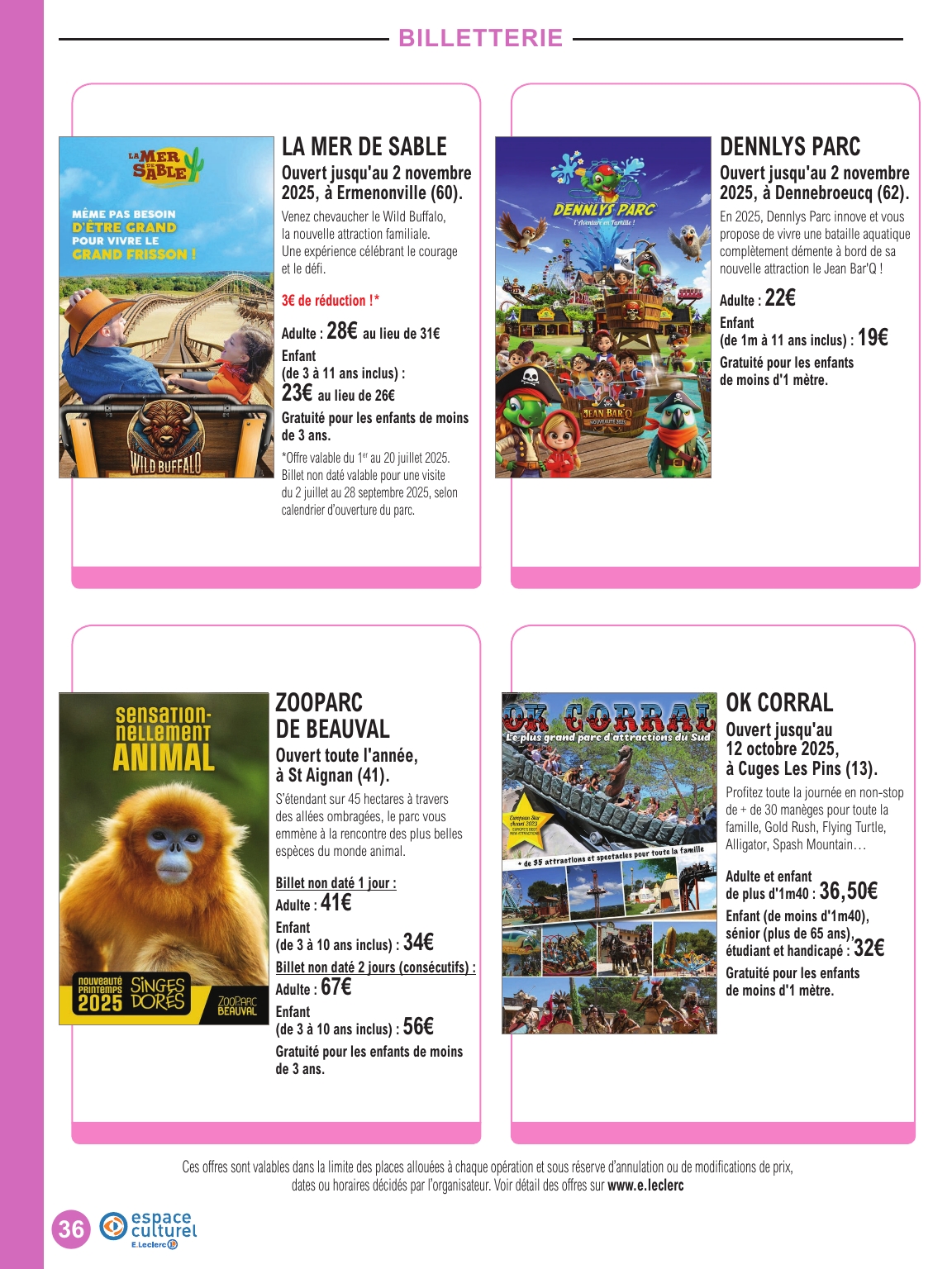 e-leclerc - Catalogue E.Leclerc - Selection été valable du 01/07 au 19/07 - page: 36 e-leclerc - Catalogue E.Leclerc - Selection été valable du 01/07 au 19/07 - page: 36