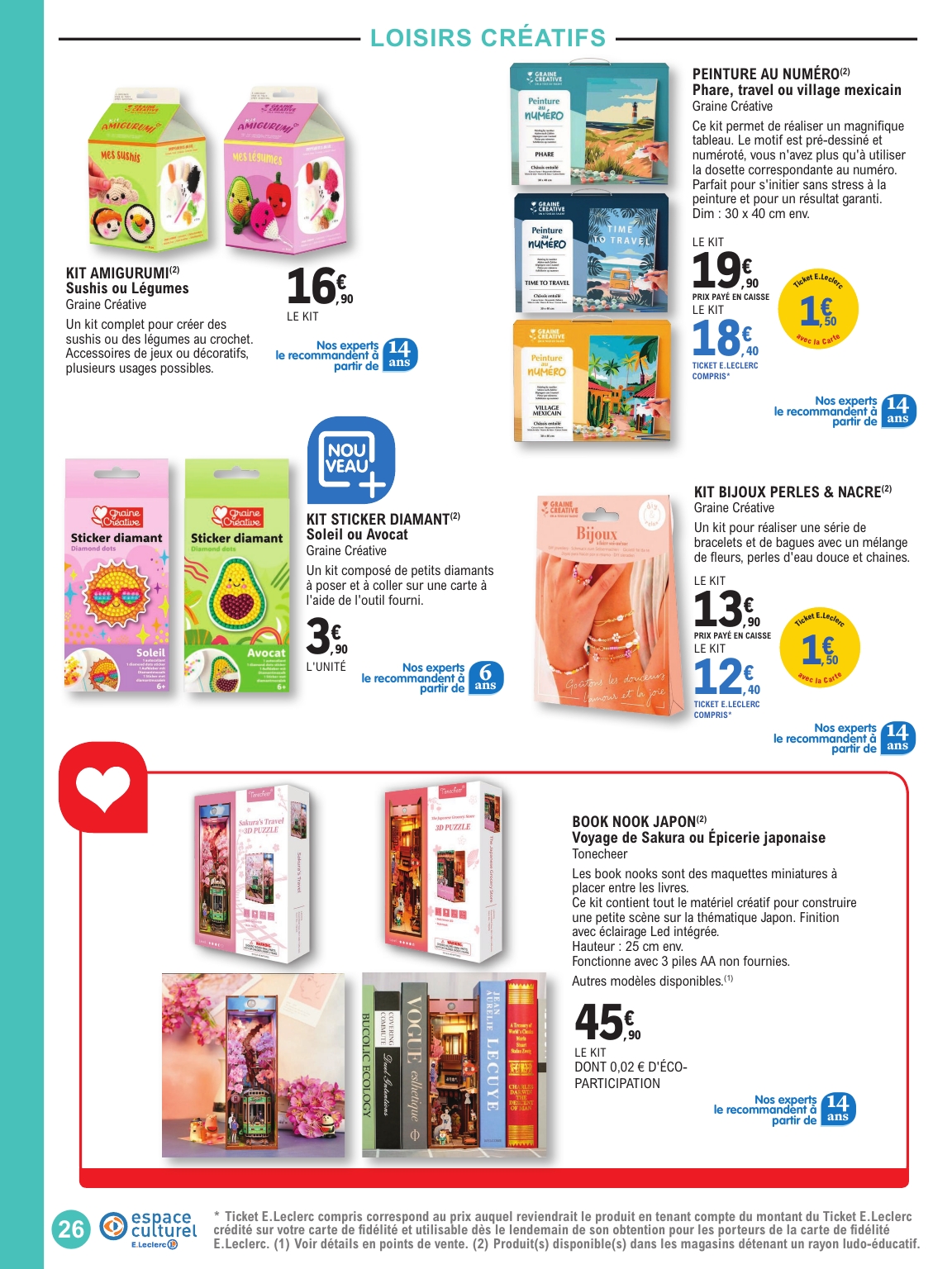 e-leclerc - Catalogue E.Leclerc - Selection été valable du 01/07 au 19/07 - page: 26 e-leclerc - Catalogue E.Leclerc - Selection été valable du 01/07 au 19/07 - page: 26