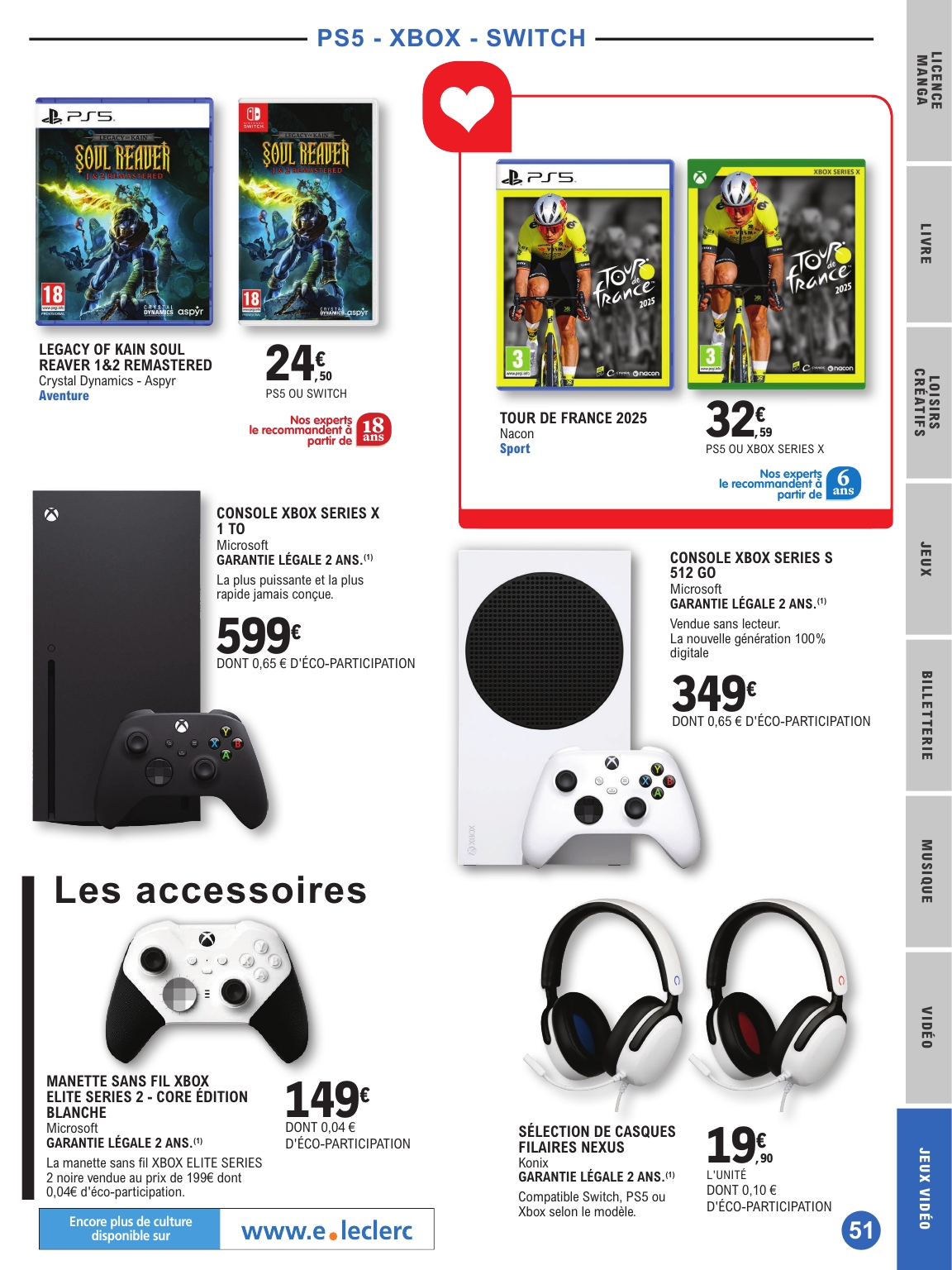 e-leclerc - Catalogue E.Leclerc - Selection été valable du 01/07 au 19/07 - page: 51 e-leclerc - Catalogue E.Leclerc - Selection été valable du 01/07 au 19/07 - page: 51