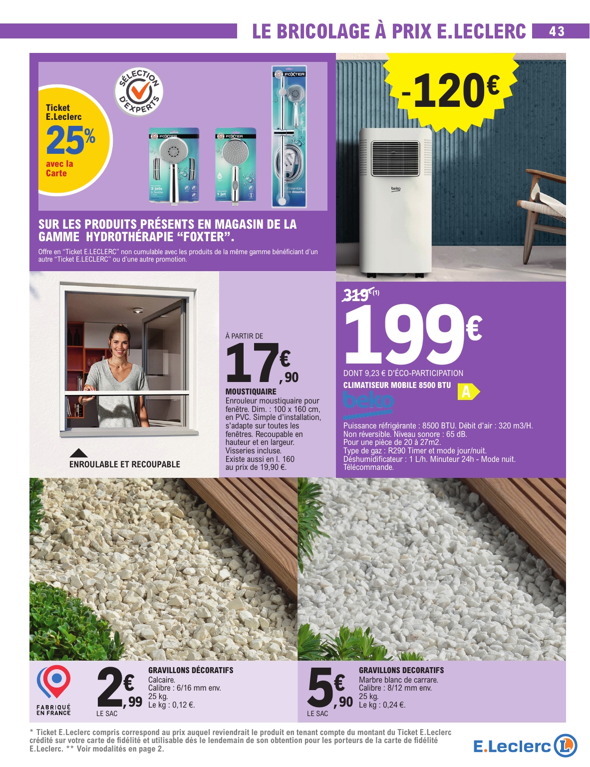 e-leclerc - Catalogue E.Leclerc - Depenser moins valable du 01/07 au 12/07 - page: 43 e-leclerc - Catalogue E.Leclerc - Depenser moins valable du 01/07 au 12/07 - page: 43