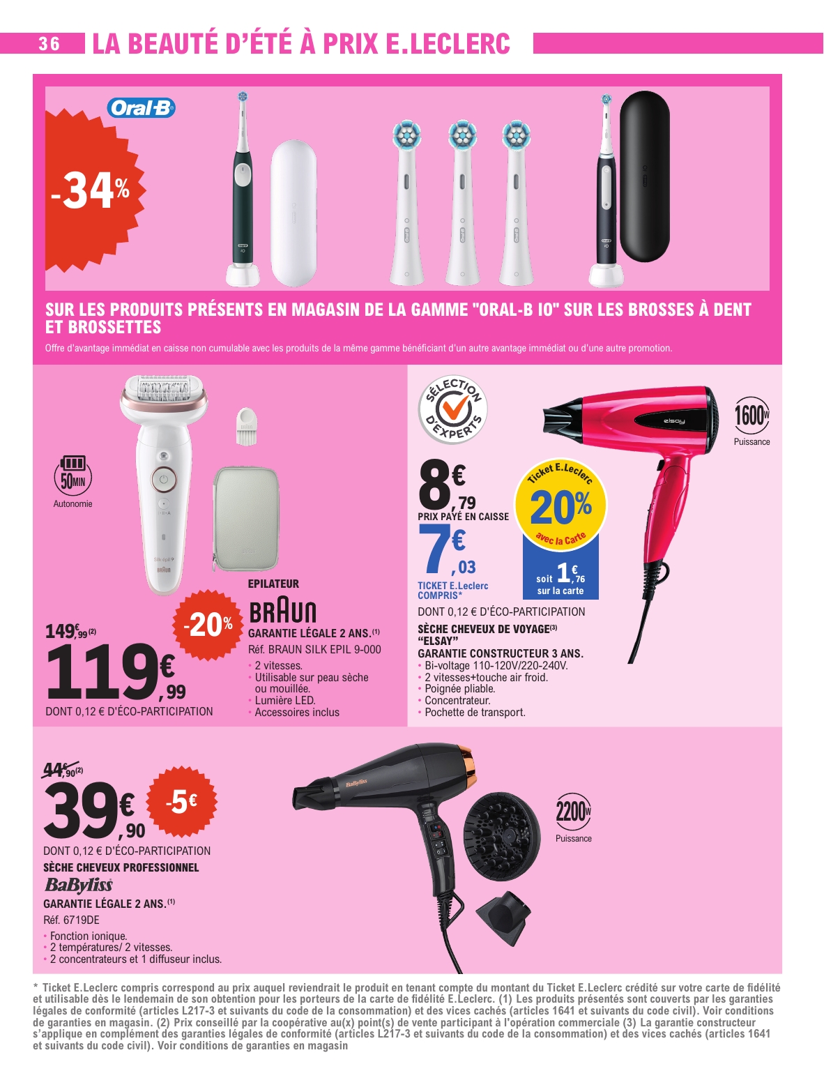 e-leclerc - Catalogue E.Leclerc - Depenser moins valable du 01/07 au 12/07 - page: 36 e-leclerc - Catalogue E.Leclerc - Depenser moins valable du 01/07 au 12/07 - page: 36