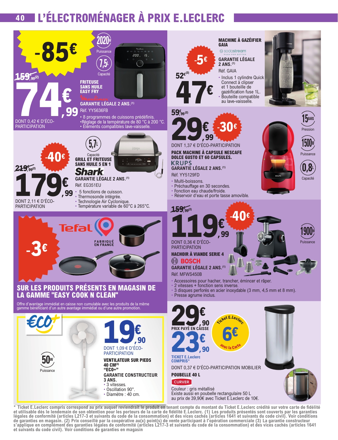 e-leclerc - Catalogue E.Leclerc - Depenser moins valable du 01/07 au 12/07 - page: 40 e-leclerc - Catalogue E.Leclerc - Depenser moins valable du 01/07 au 12/07 - page: 40