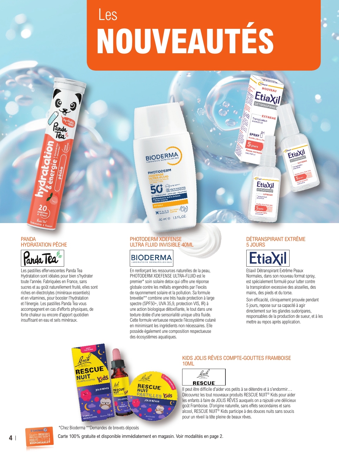 e-leclerc - Catalogue E.Leclerc - Magazine Eté valable du 01/07 au 26/07 - page: 4