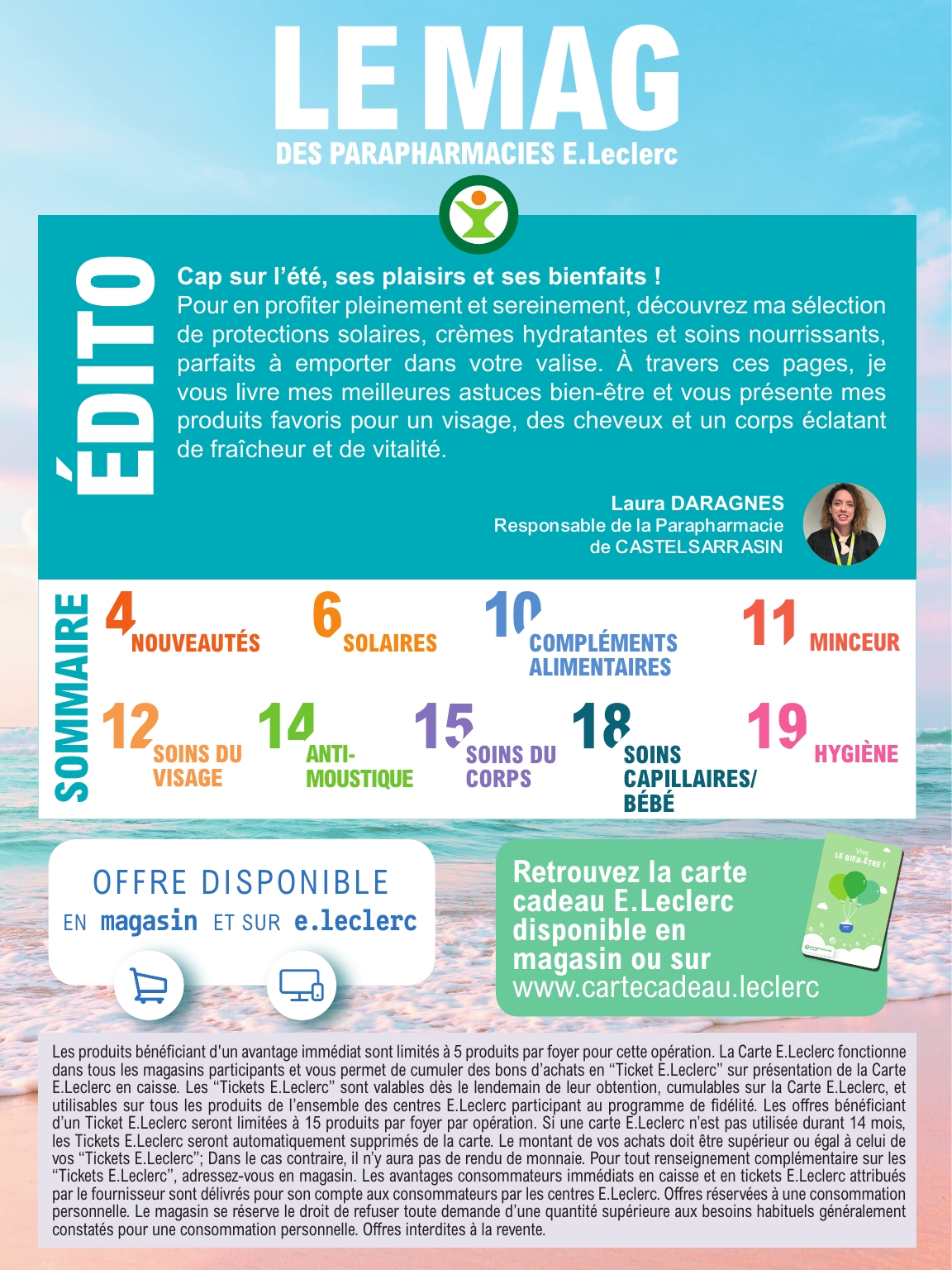 e-leclerc - Catalogue E.Leclerc - Magazine Eté valable du 01/07 au 26/07 - page: 2