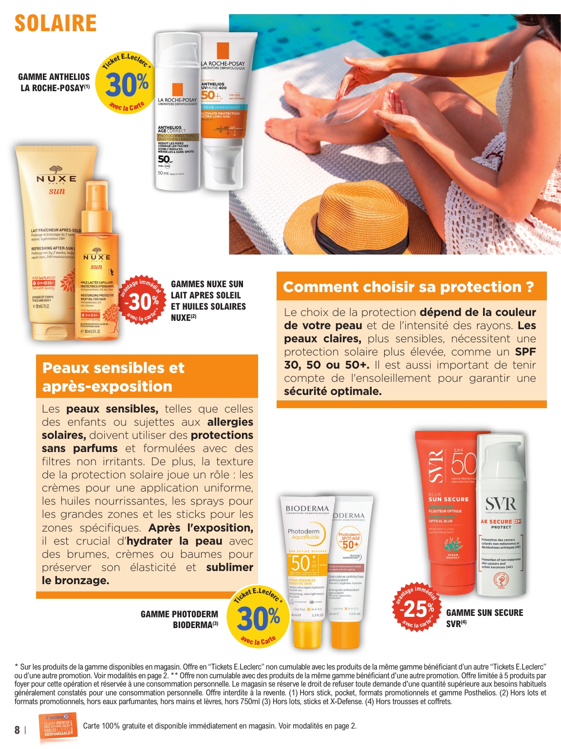 e-leclerc - Catalogue E.Leclerc - Magazine Eté valable du 01/07 au 26/07 - page: 8