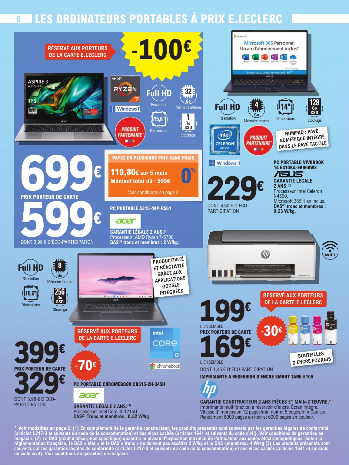e-leclerc - Catalogue E.Leclerc - Spécial High Tech valable du 08/07 au 19/07 - page: 6