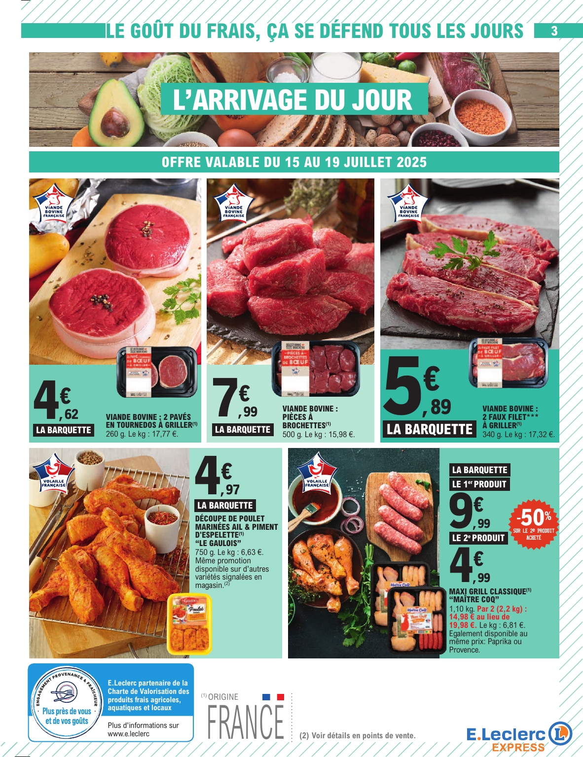 e-leclerc - Catalogue E.Leclerc Express - Depenser moins valable du 15/07 au 26/07 - page: 3