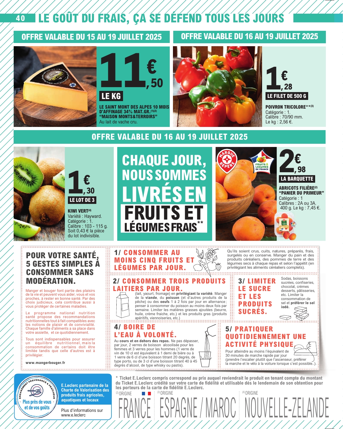 e-leclerc - Catalogue E.Leclerc - Depenser moins valable du 15/07 au 26/07 - page: 40 e-leclerc - Catalogue E.Leclerc - Depenser moins valable du 15/07 au 26/07 - page: 40