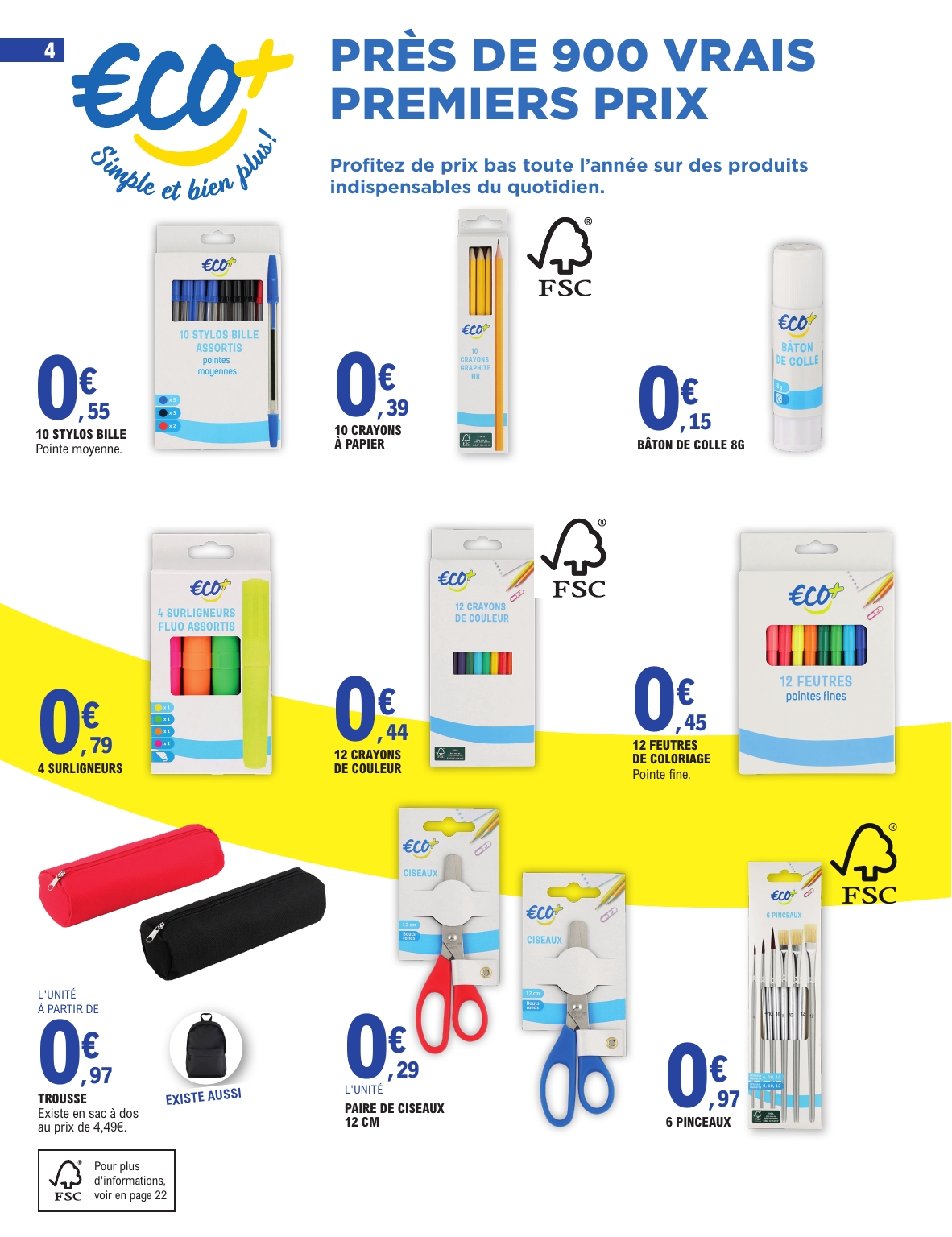 e-leclerc - Catalogue E.Leclerc - Rentrée des Classes valable du 29/07 au 06/09 - page: 4 e-leclerc - Catalogue E.Leclerc - Rentrée des Classes valable du 29/07 au 06/09 - page: 4